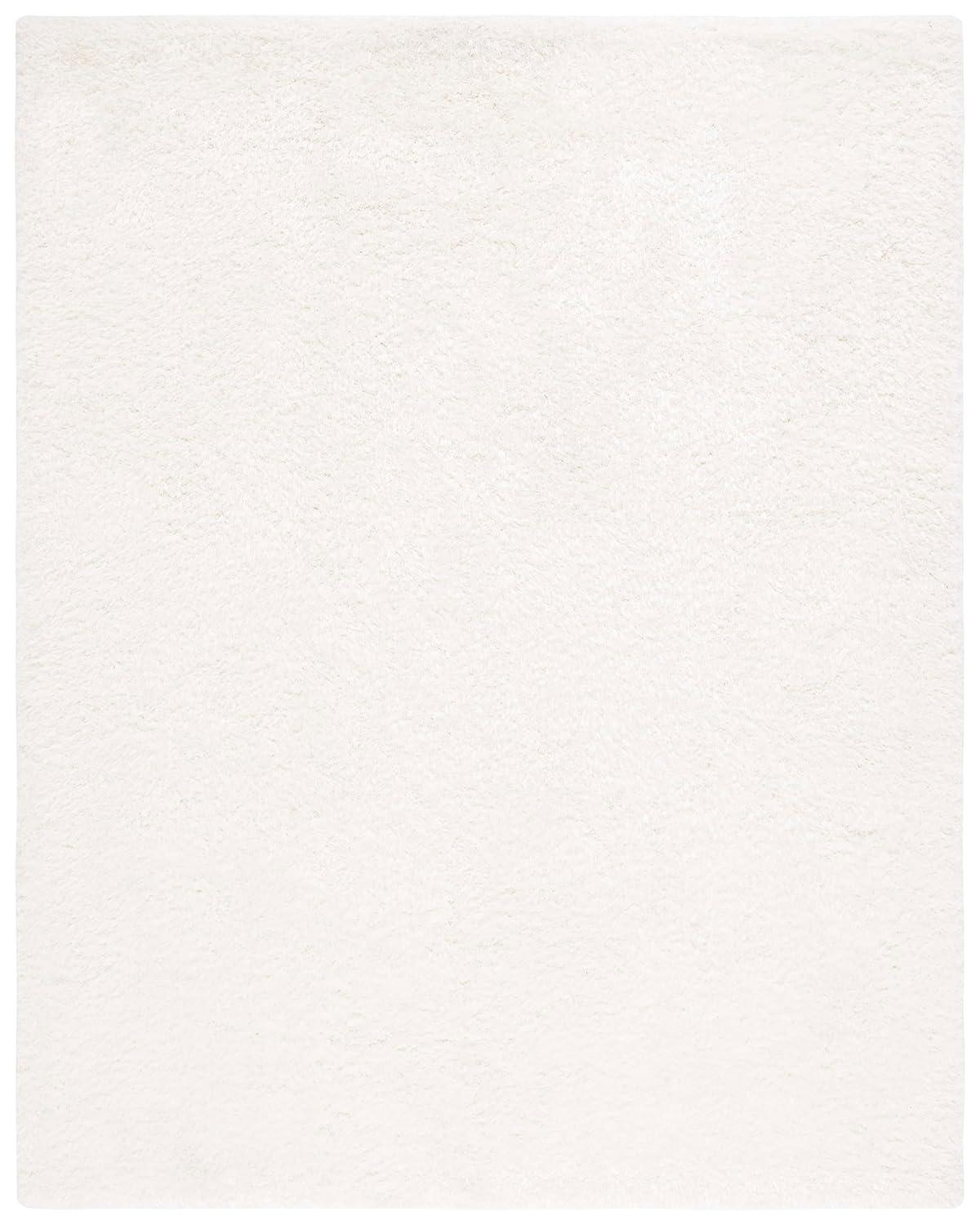 Express Shag SGE620 Hand Tufted Indoor Area Rug - Ivory - 8'x10' - Safavieh.