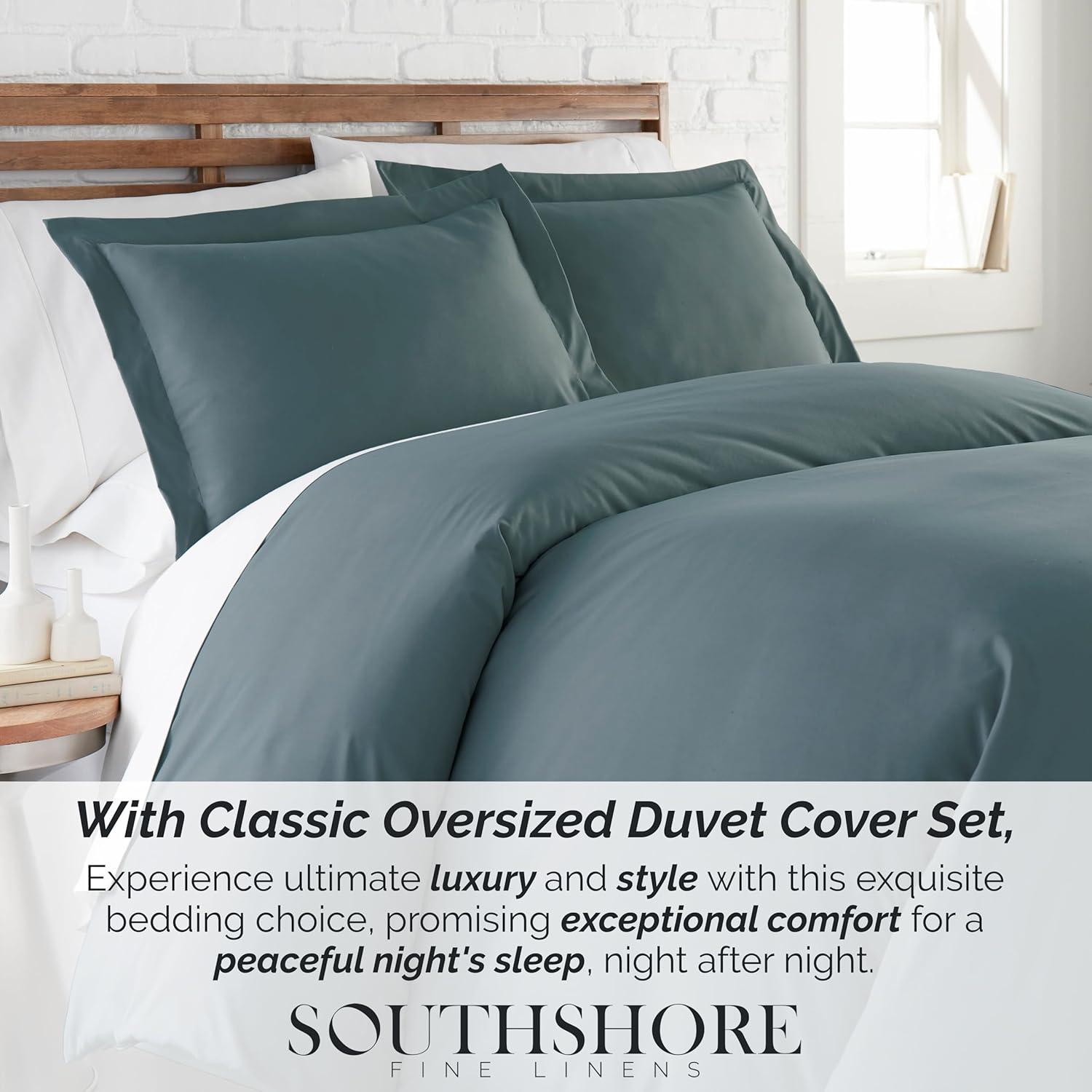 Southshore Fine Living Oversized Easy Care, wrinkle resistant, ultra-soft Duvet Cover Set with Shams