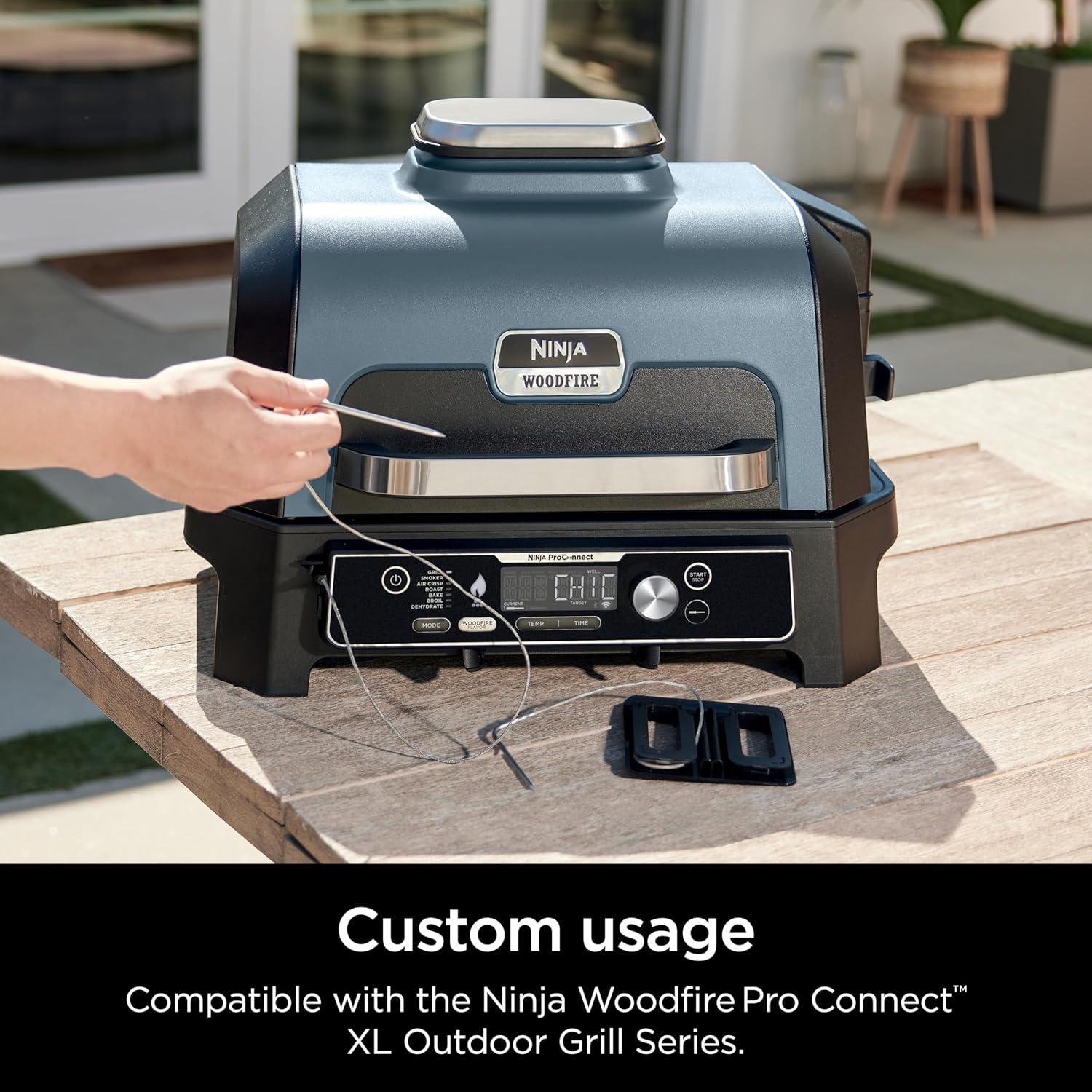 Ninja Ninja Woodfire Digital WiFi Enabled Bluetooth Enabled Grill Thermometer