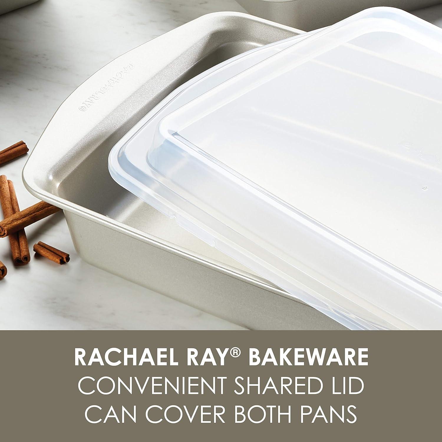 Rachael Ray Nonstick Bakeware / Baking Pans Set, 3 Piece