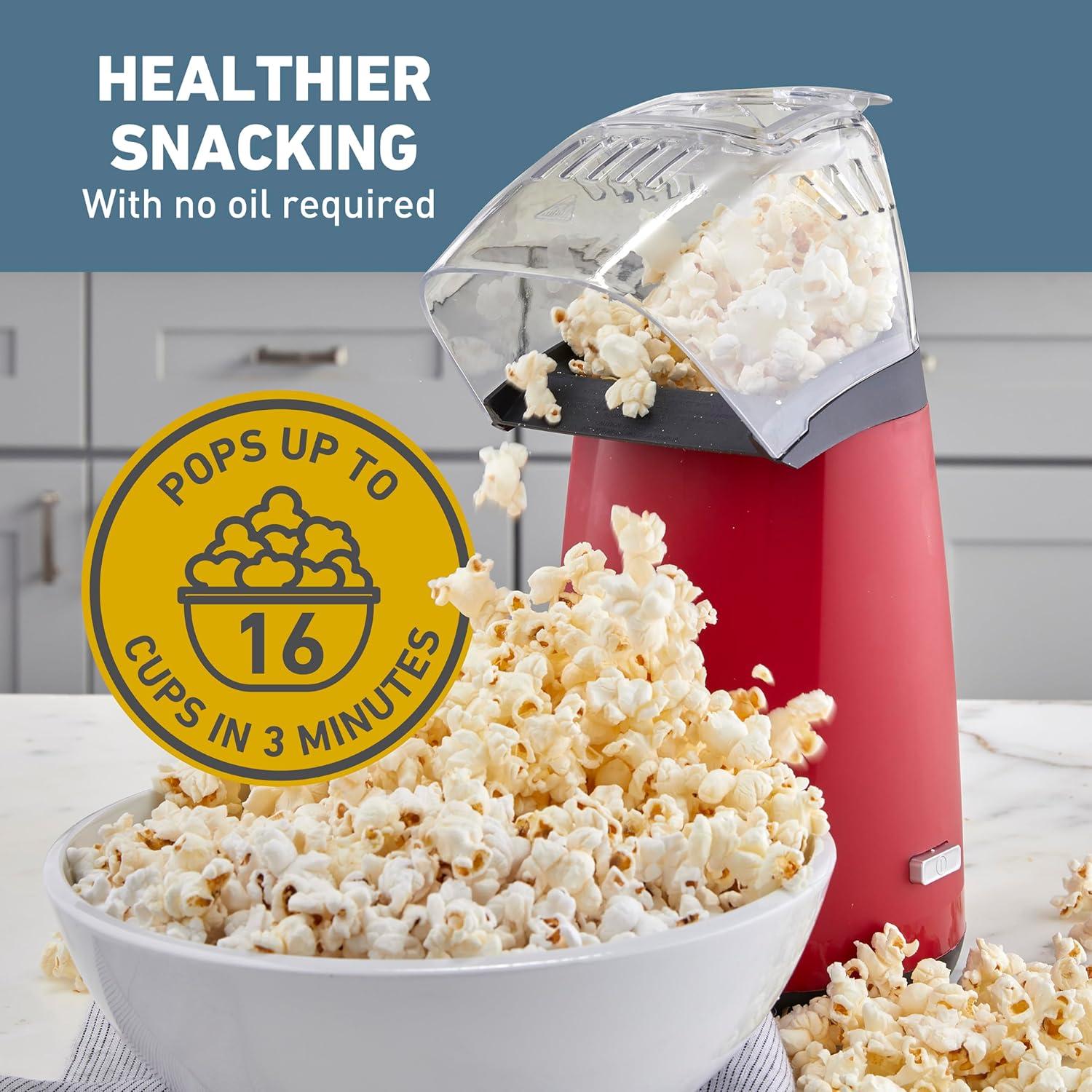 West Bend Air Crazy 4 Qt. Hot Air Popcorn Machine, in Red