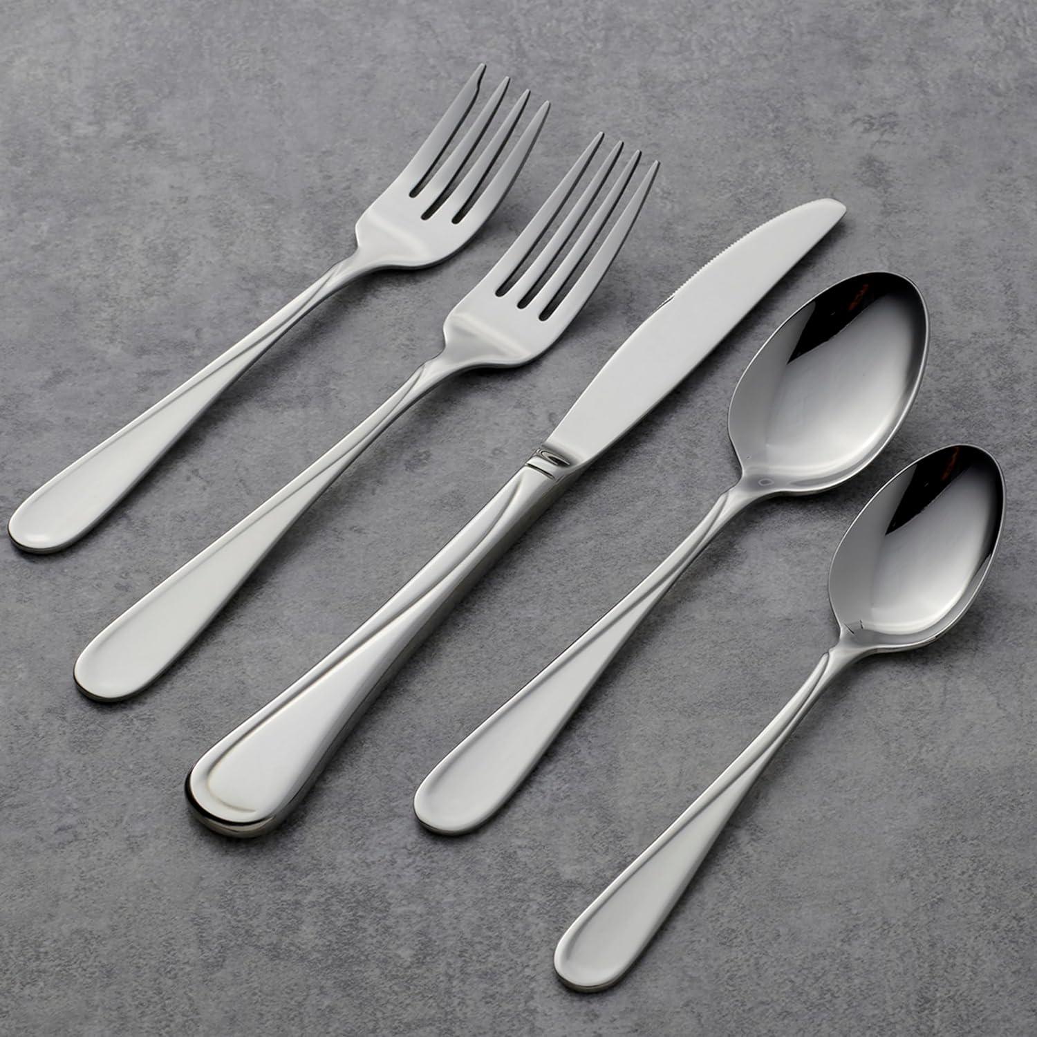 Oneida Oneida Flight 45 Piece Everyday Flatware Set, Service For 8