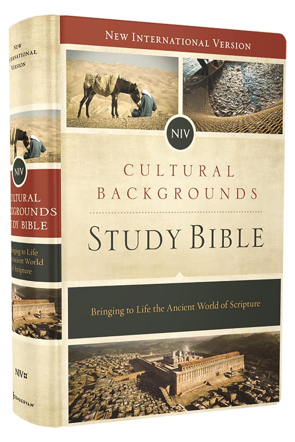 Cultural Backgrounds Study Bible-NIV - by Zondervan (Hardcover)