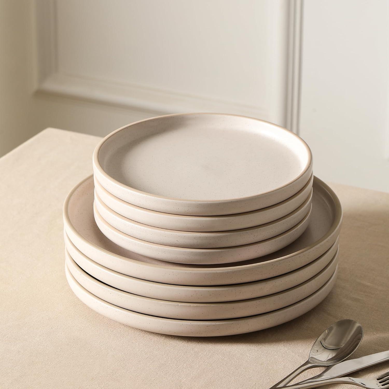 Earth & Clay Amber 24-Piece Dinnerware Set Stoneware