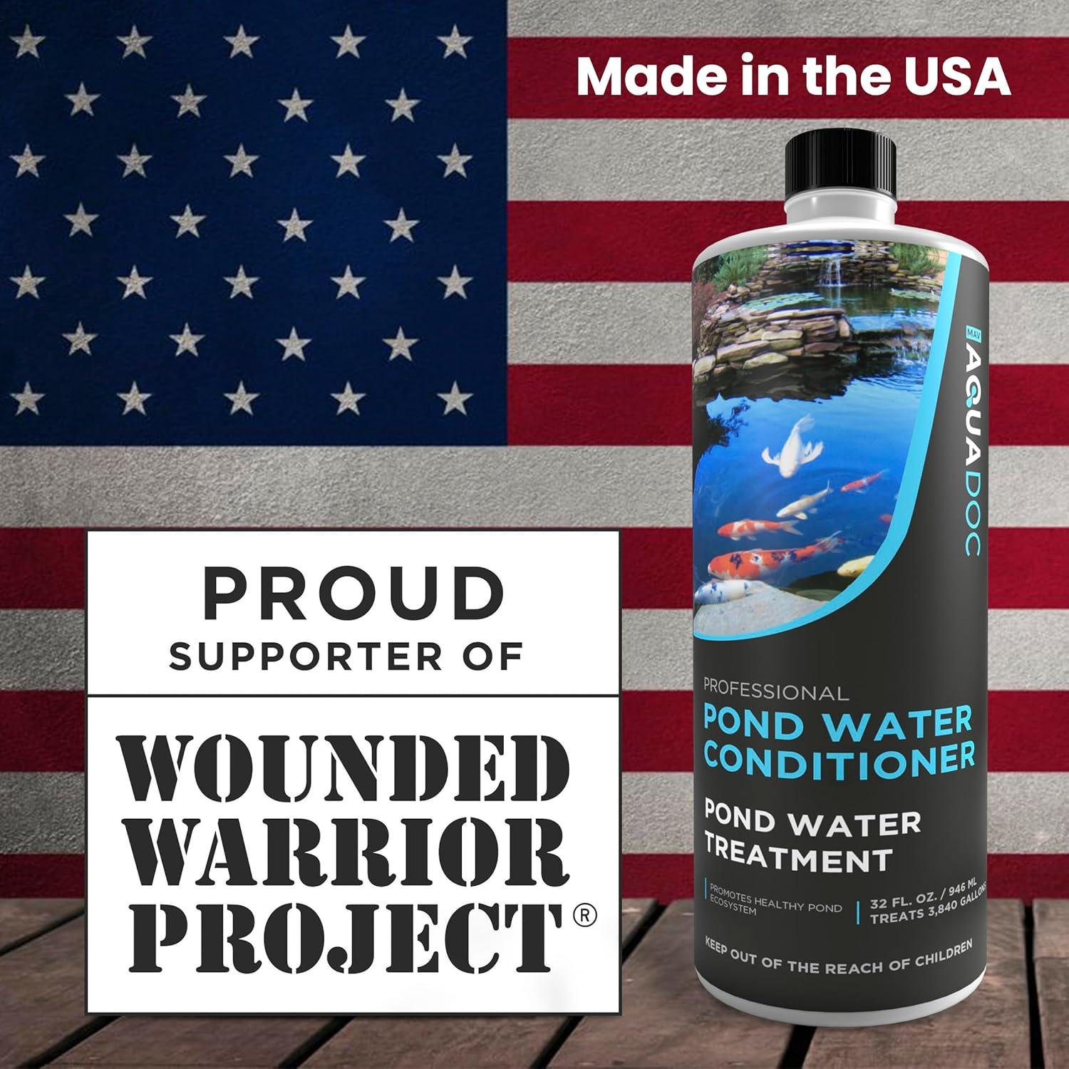 Fish Pond Water Conditioner - Convert tap water to fish-friendly pond water - AquaDoc Pond Supplies
