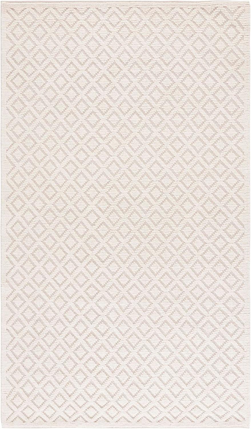 Vermont VRM304 Hand Woven Indoor Area Rug - Ivory - 4'x6' - Safavieh
