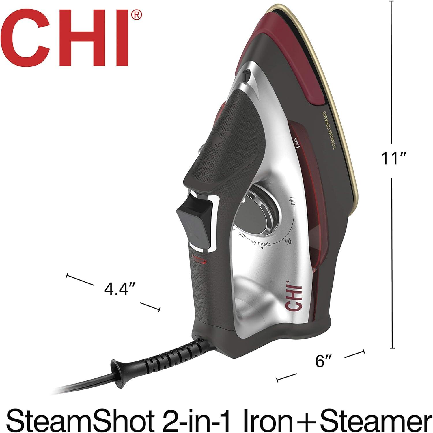 CHI Steamshot 2-In-1 Iron + Steamer & Reviews | Wayfair