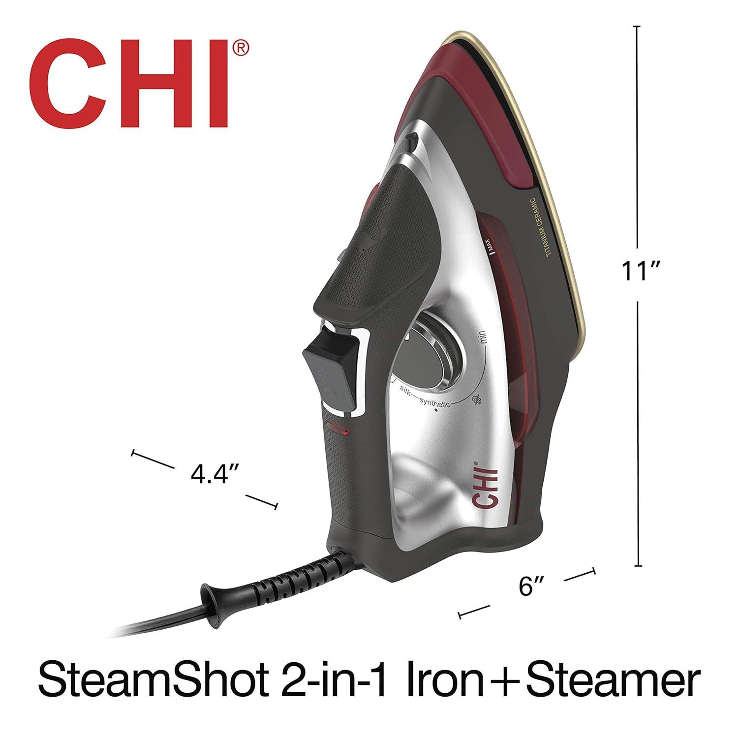 CHI Steamshot 2-In-1 Iron + Steamer & Reviews | Wayfair
