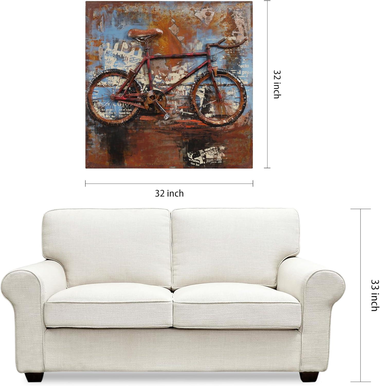 Empire Art Direct 'Biking' 3D Metal Wall Art