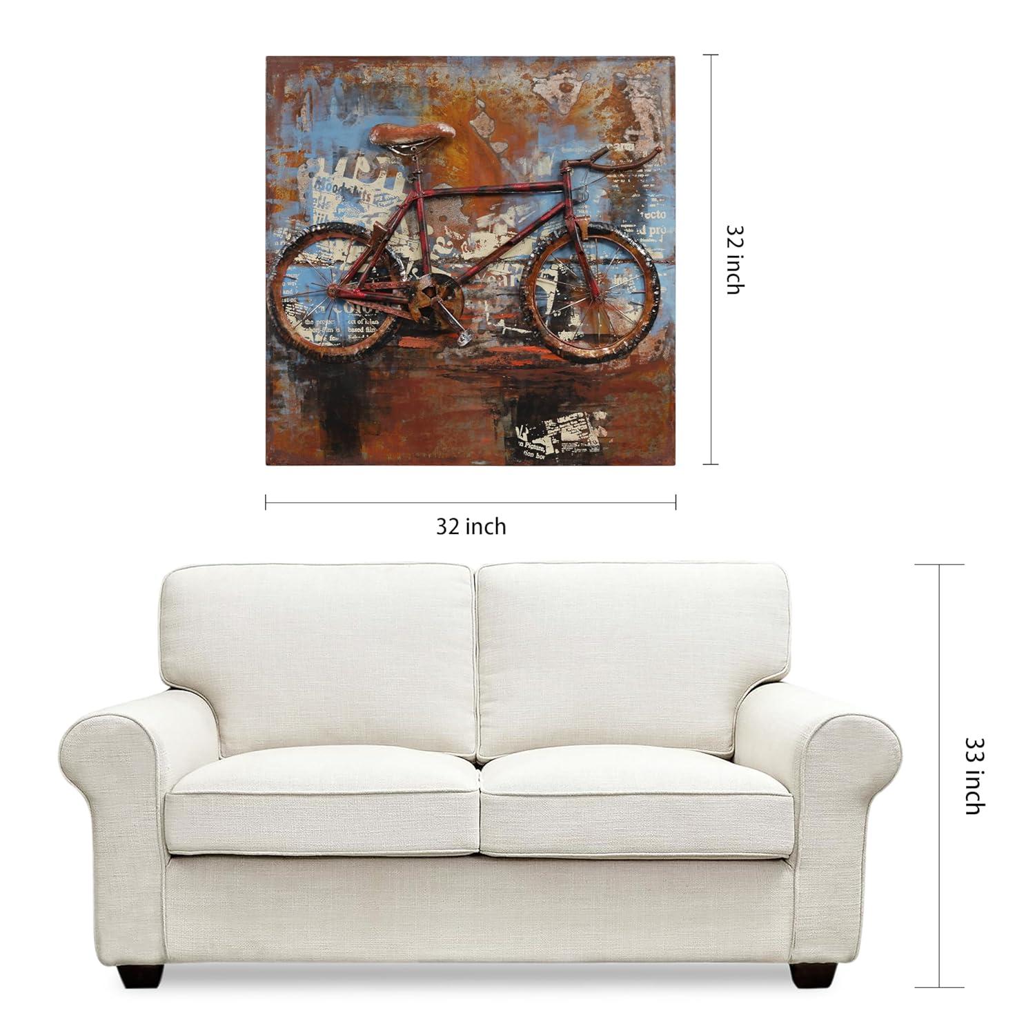 Empire Art Direct 'Biking' 3D Metal Wall Art