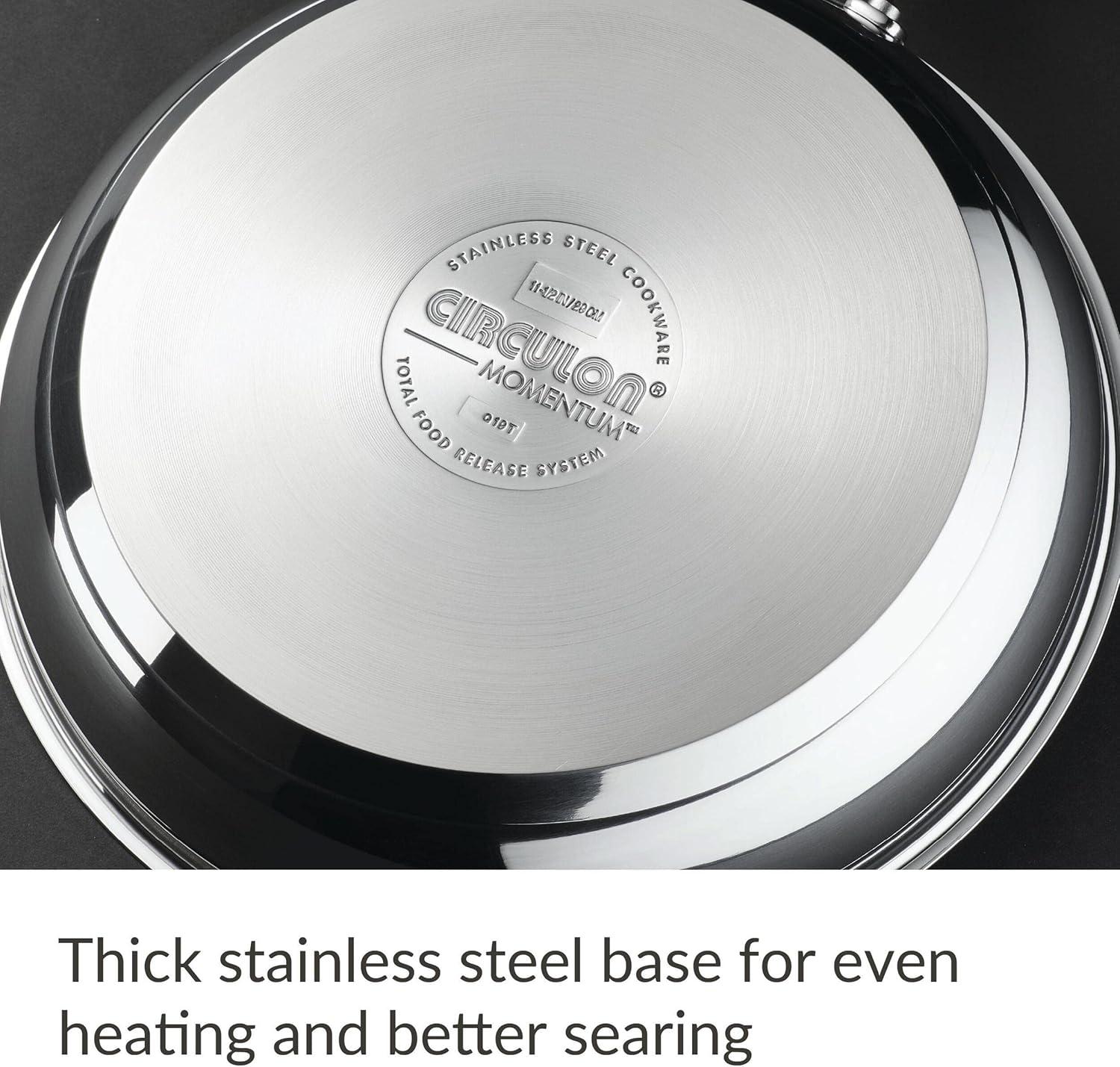 Circulon 11 Piece Momentum Stainless Steel Nonstick Pots and Pans