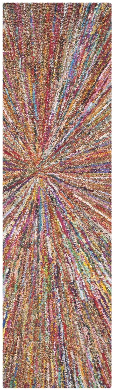 SAFAVIEH Nantucket Collection NAN319A Handmade Multi Rug