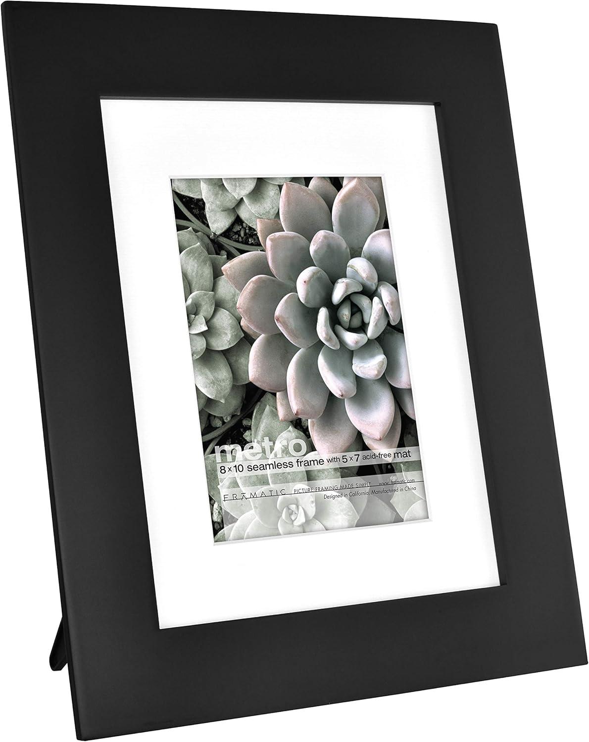 Framatic by MCS Matte Picture Frame with Mat