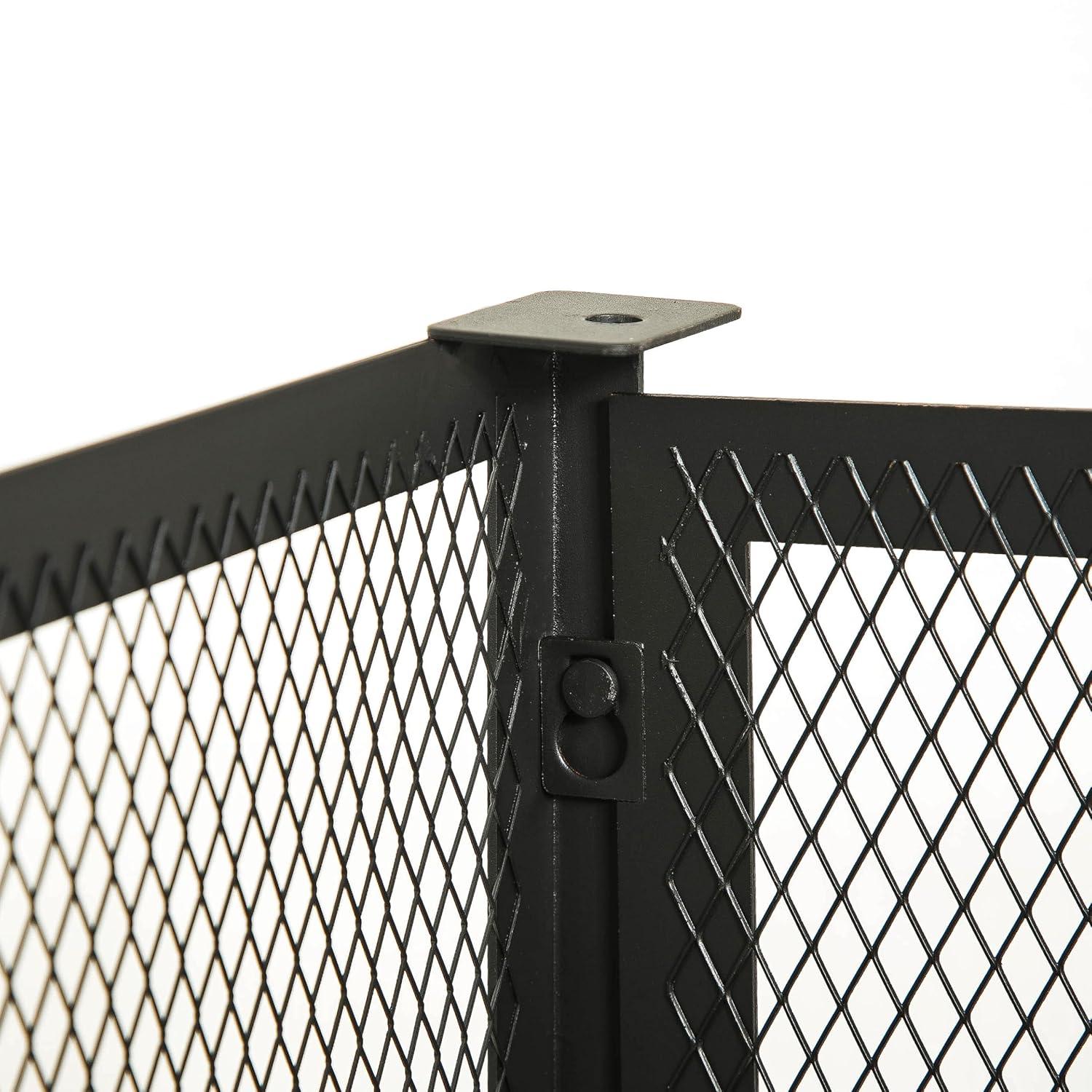 37-Inch Bronze Wood Burning Fire Pit with Log Storage