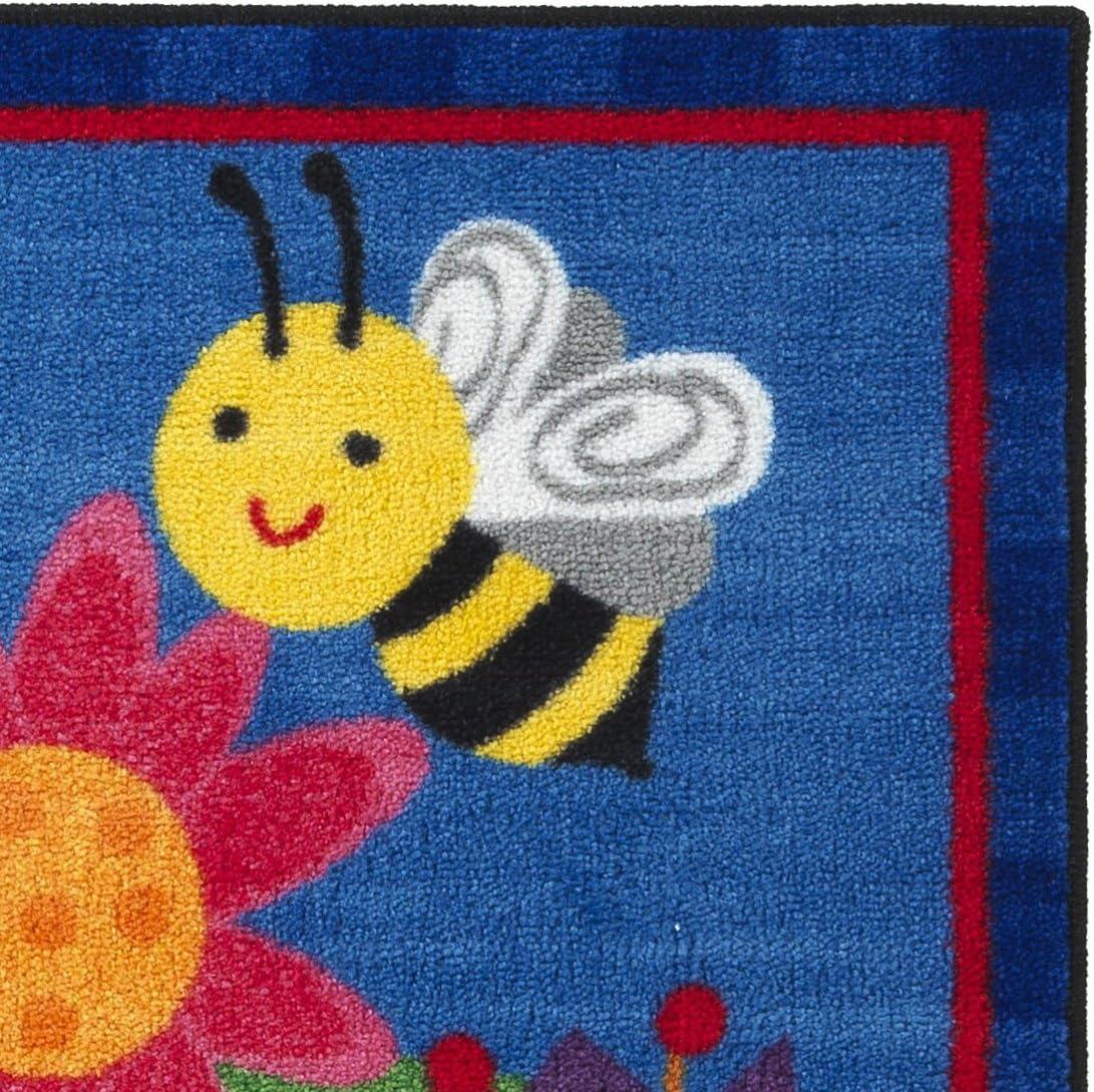 Flagship Carpets Cutie Bugs Kids and Baby Non Slip Area Rug, 3' x 5'