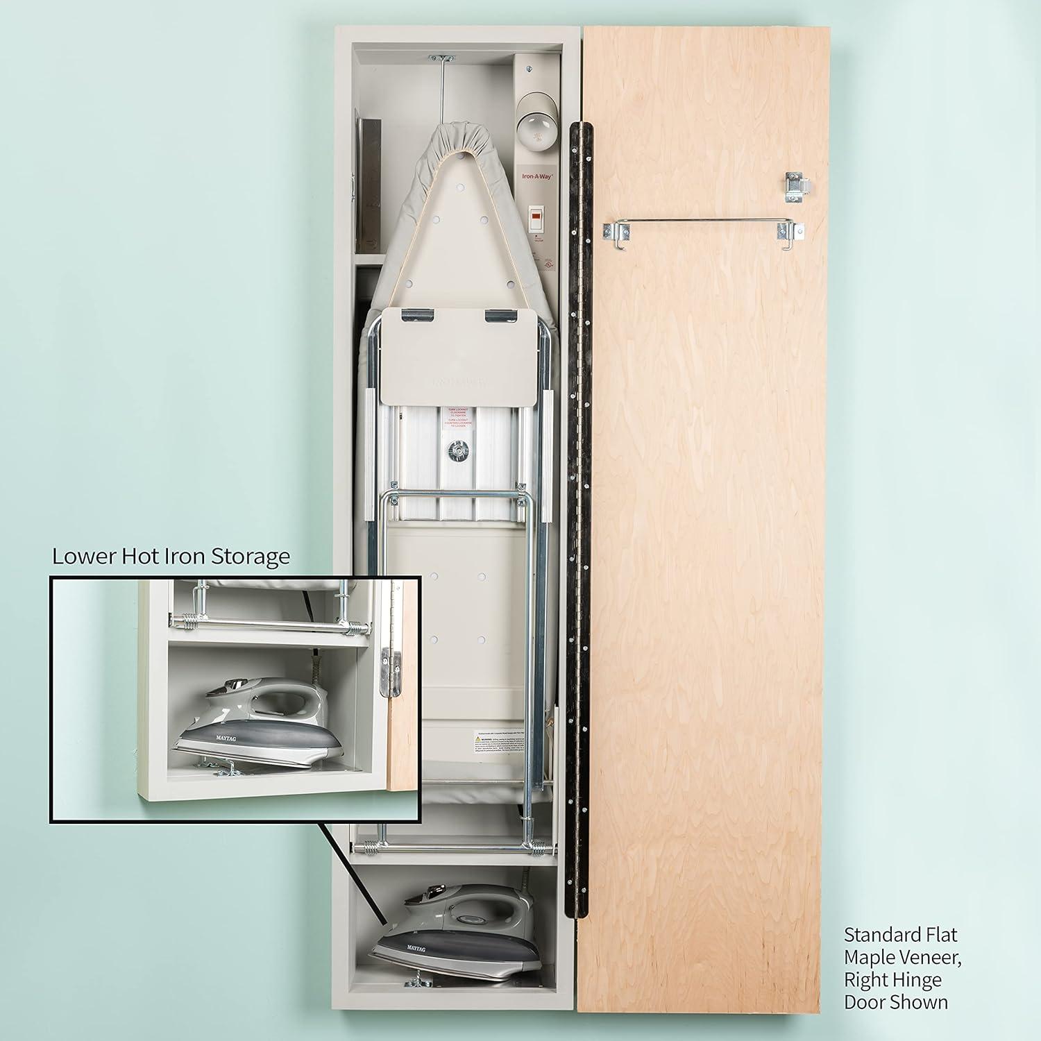 Iron-A-Way LLC Deluxe Swivel Non-Electric Built-In Ironing Center MADE IN THE USA