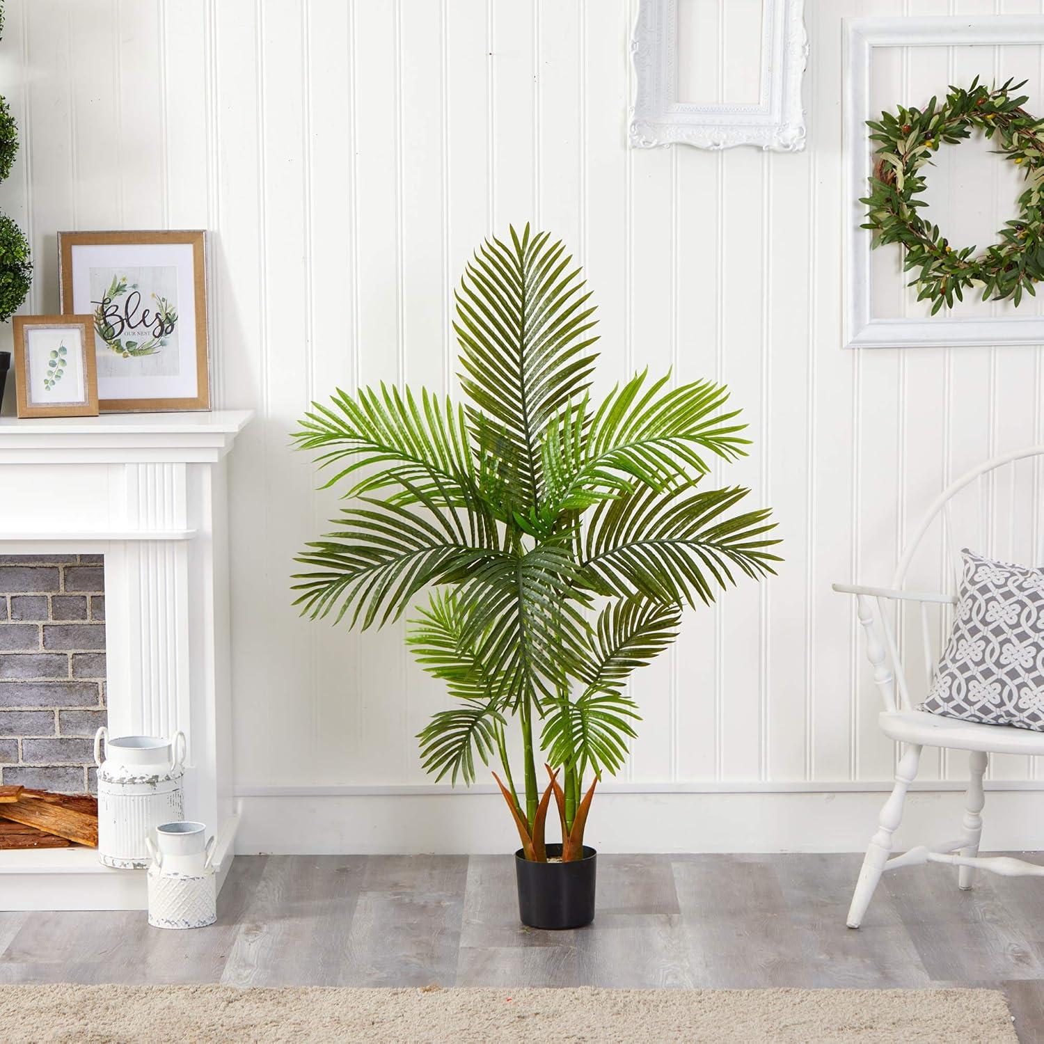 Nearly Natural 54-in Areca Palm Artificial Tree