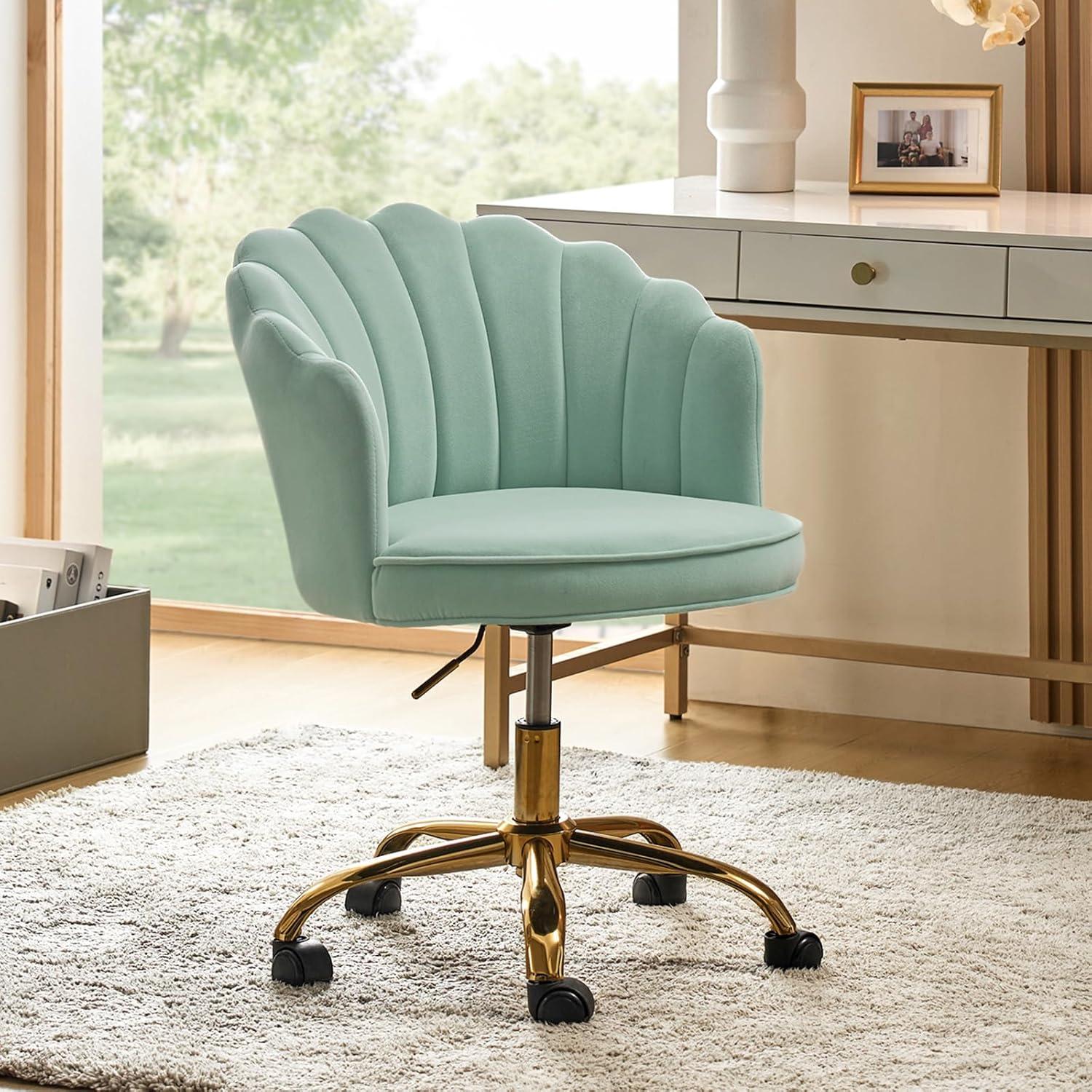 Etta Avenue™ Teen Belanda 23'' W Modern Velvet Task Chair with Tufted Back