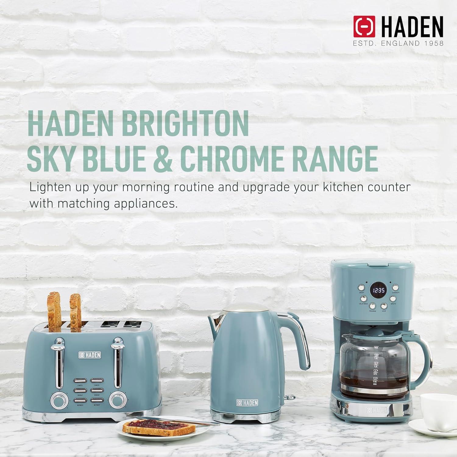 HADEN 1.7 Quarts Stainless Steel Electric Tea Kettle
