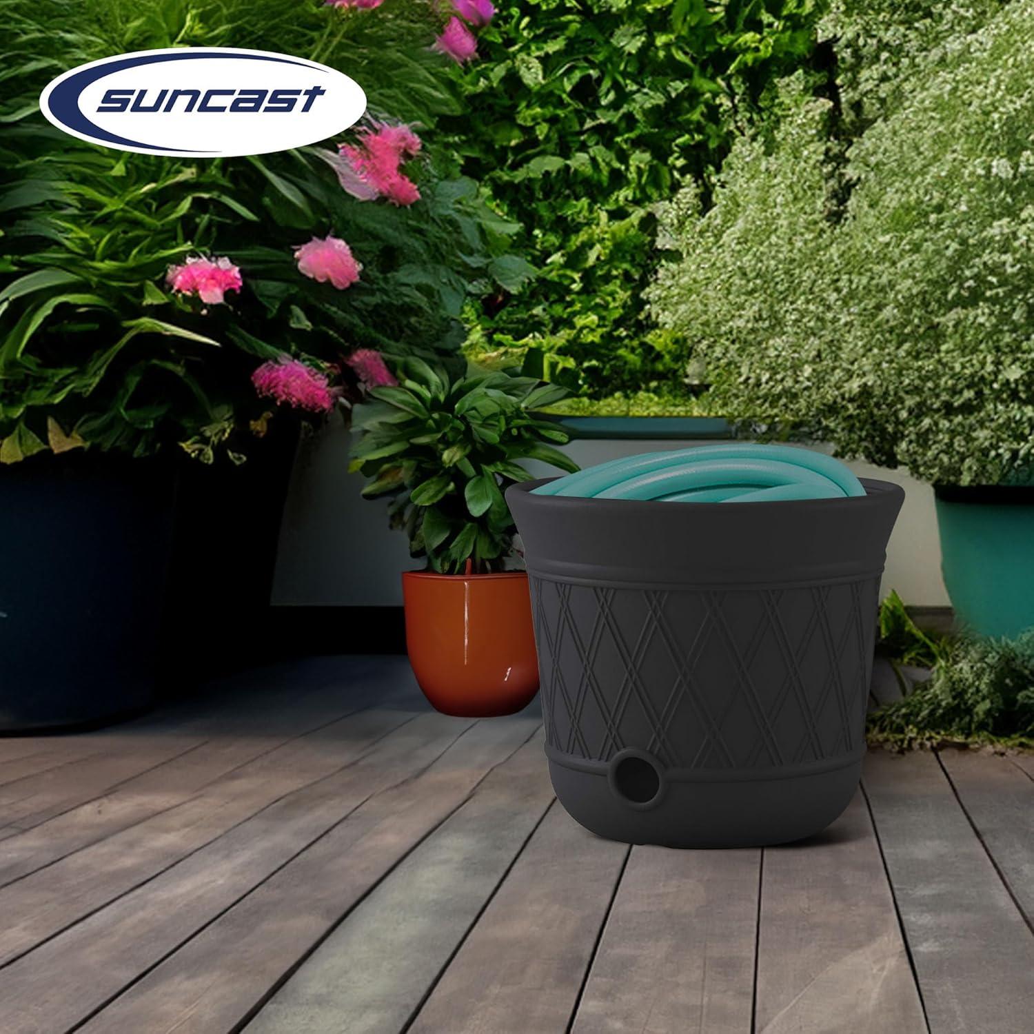 Suncast Plastic Stand Hose Pot