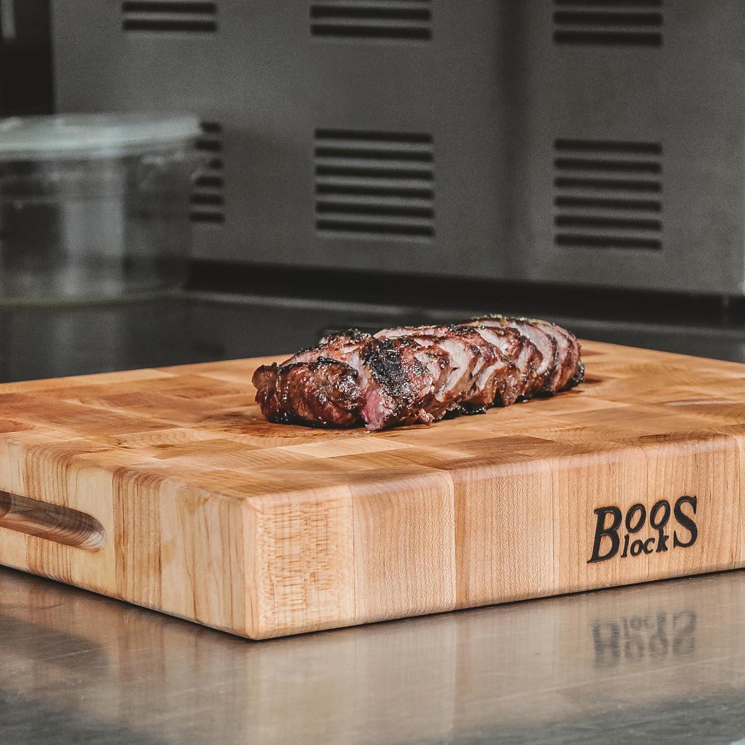 John Boos John Boos Chinese Cutting Board 3" End Grain Reversible