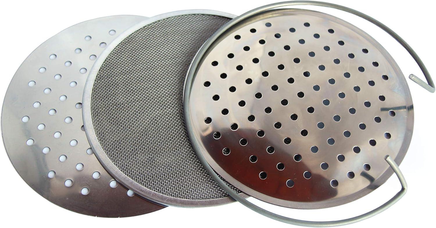 Medium Stainless Steel Strainer for Large Mouth Jars (Filter Combo)