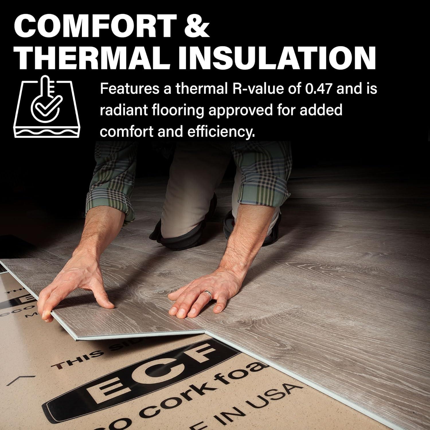 Cork Underlayment Roll (75 sq.ft./roll)