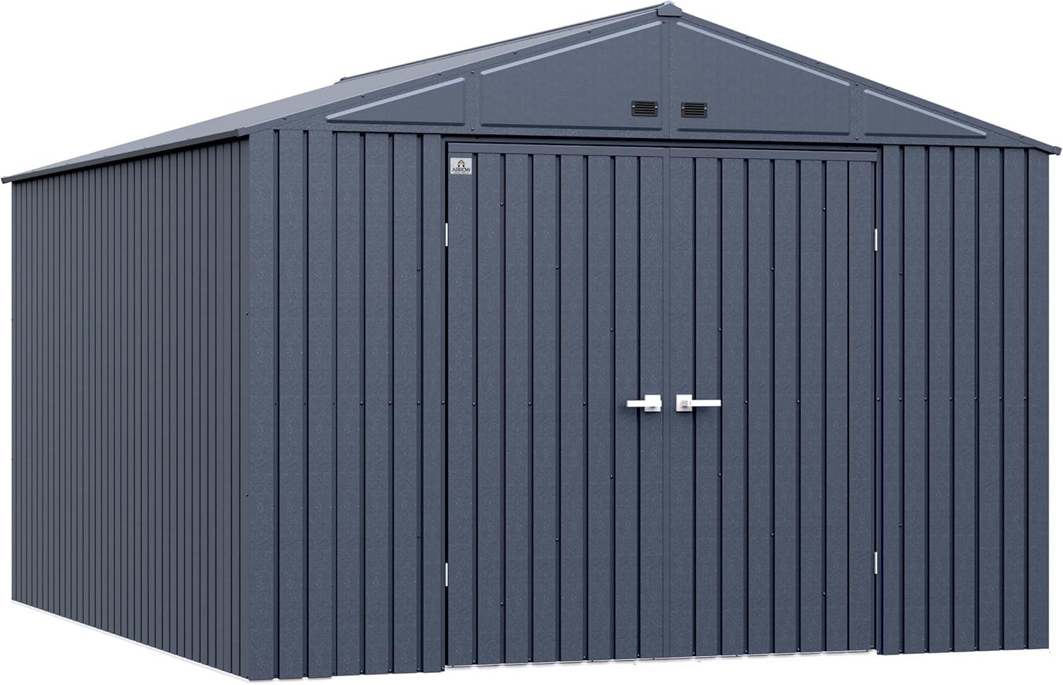 Arrow Arrow Elite 10 ft. W x 12 ft. D Galvanized Steel Storage Shed