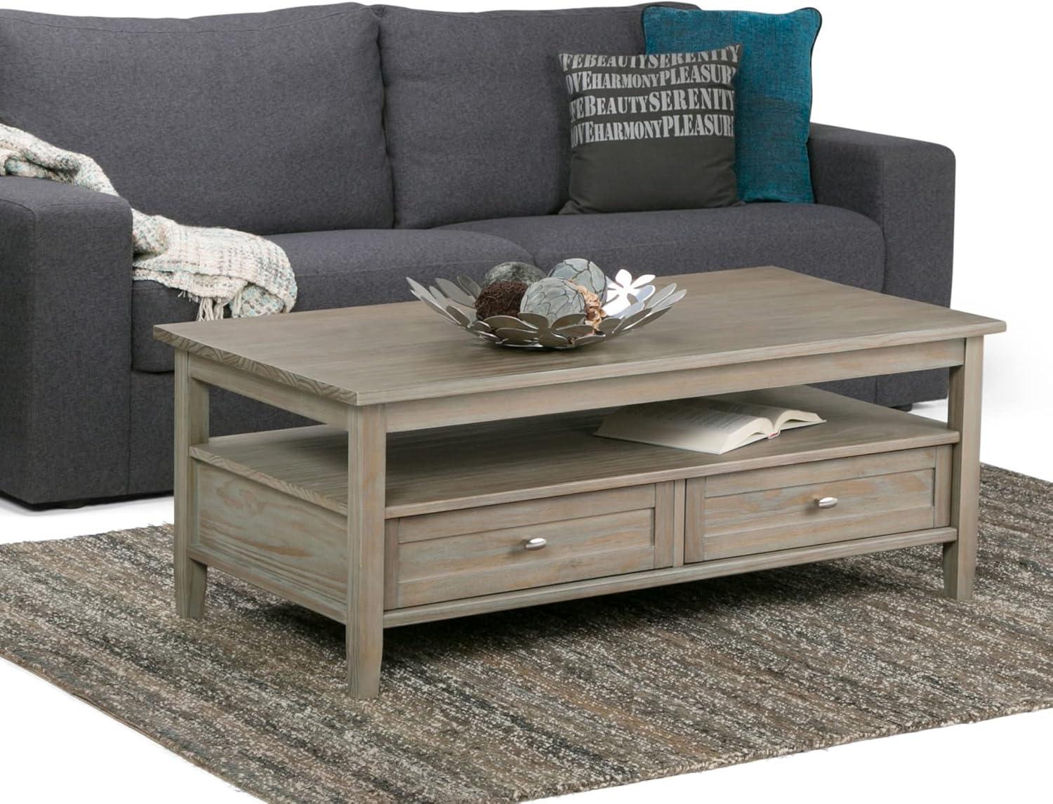 Nortonville Solid Wood Coffee Table