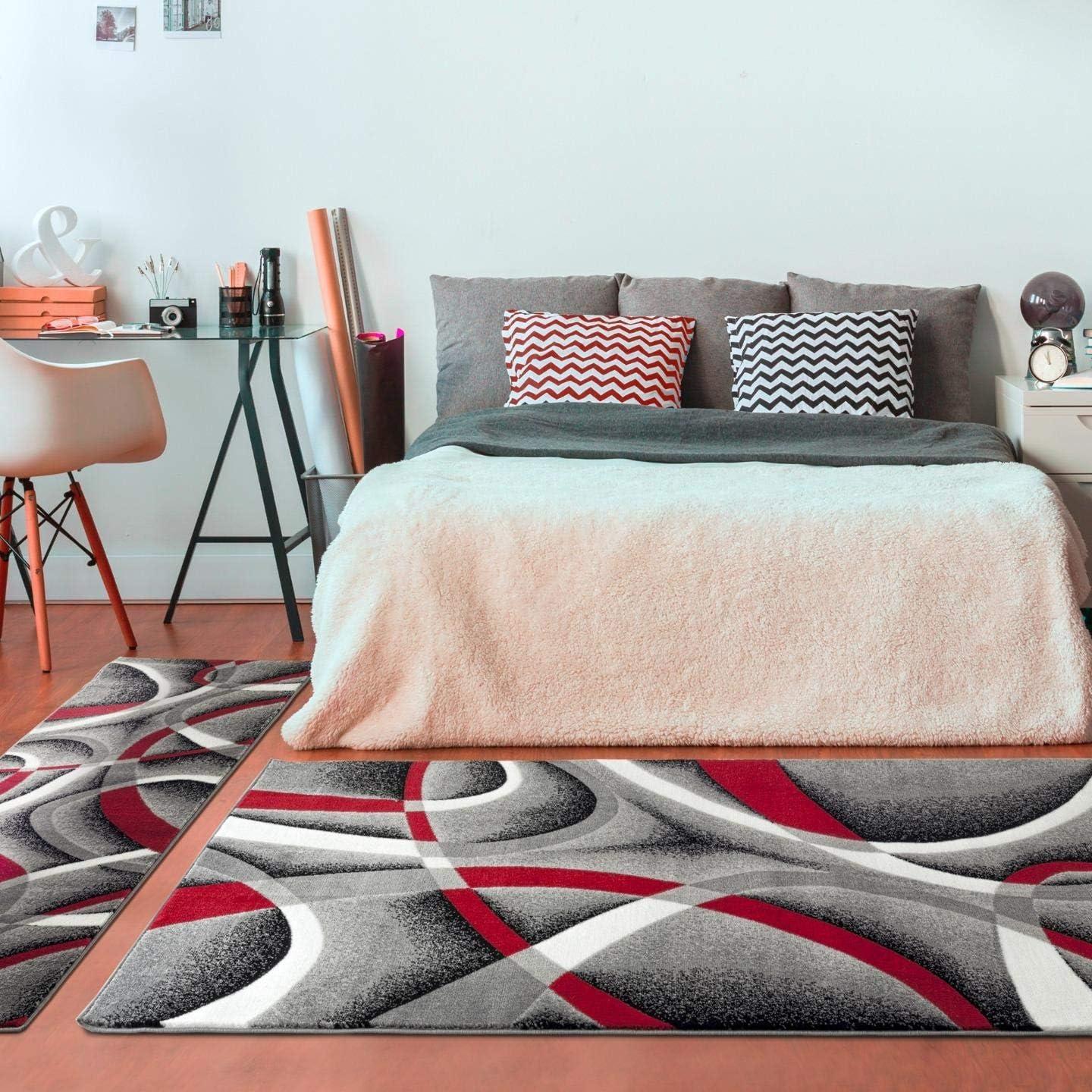 Luxe Weavers Modern Abstract Geometric Area Rug