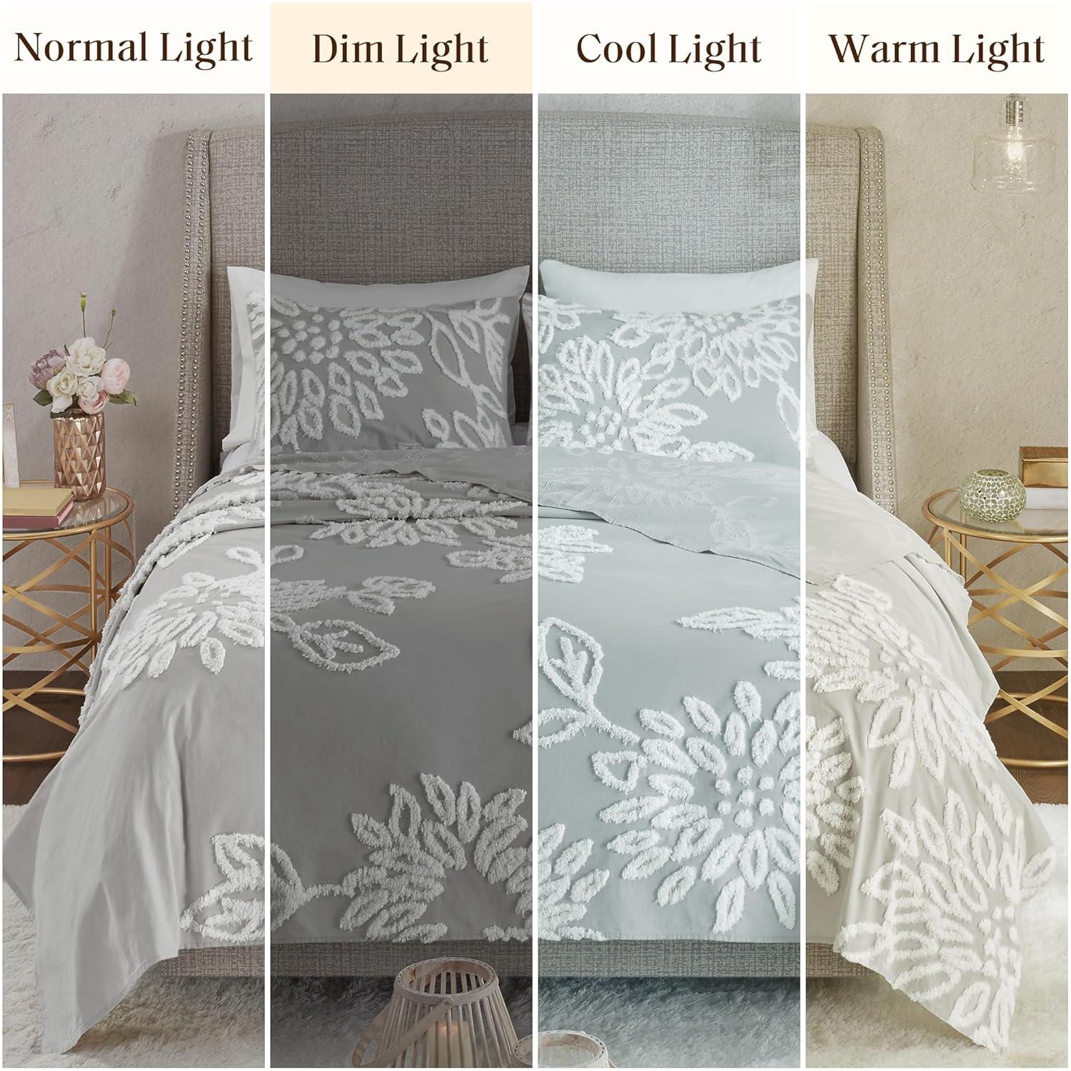 Kelly Clarkson Home Susie Tufted Cotton Chenille Floral Comforter Set & Reviews | Wayfair