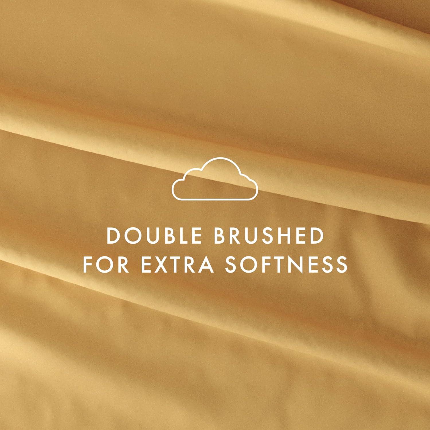 Linen Market Twin Sheet Set 4 Piece - Ultra Comfortable & Breathable Cooling Twin Bed Sheets - Deep Pocket & Wrinkle-Free Sheets Fits 16" Mattress - Extra Soft & Oeko-TEX Certified - Gold