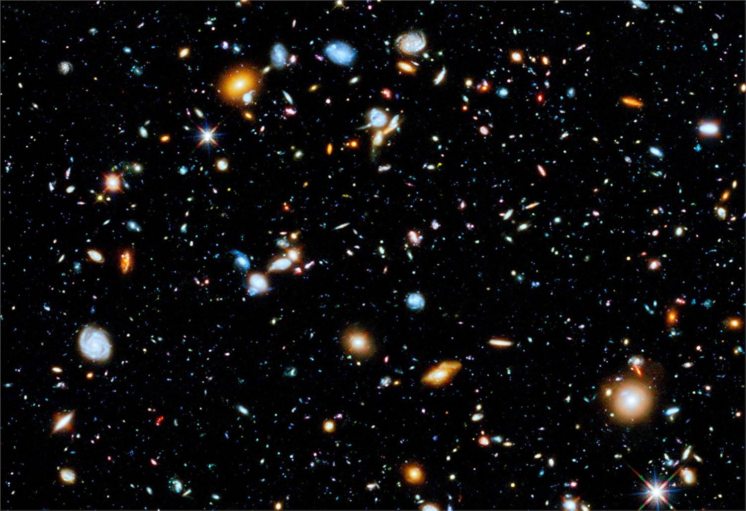 Hubble Ultra Deep Field Hi Gloss Space Poster Fine Art Print