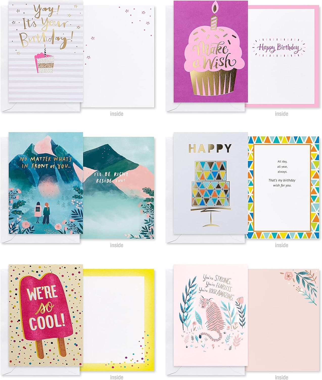 American Greetings All-Occasion Cards Assortment, Birthday, Thank You, Thinking of You, Congratulations & More (40-Count)