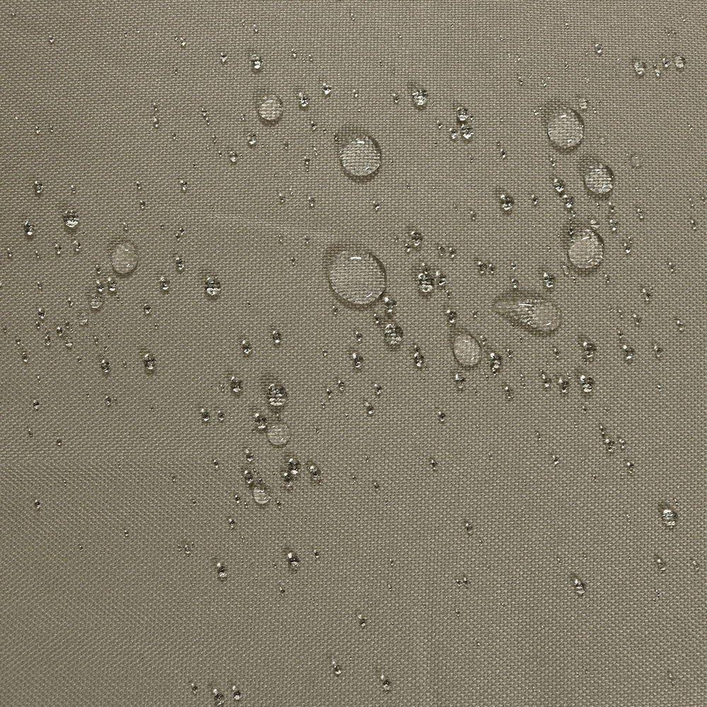 Sunnydaze Outdoor Weather-Resistant Durable Polyester with PVC Backing Firewood Log Hoop Cover - 8' - Khaki