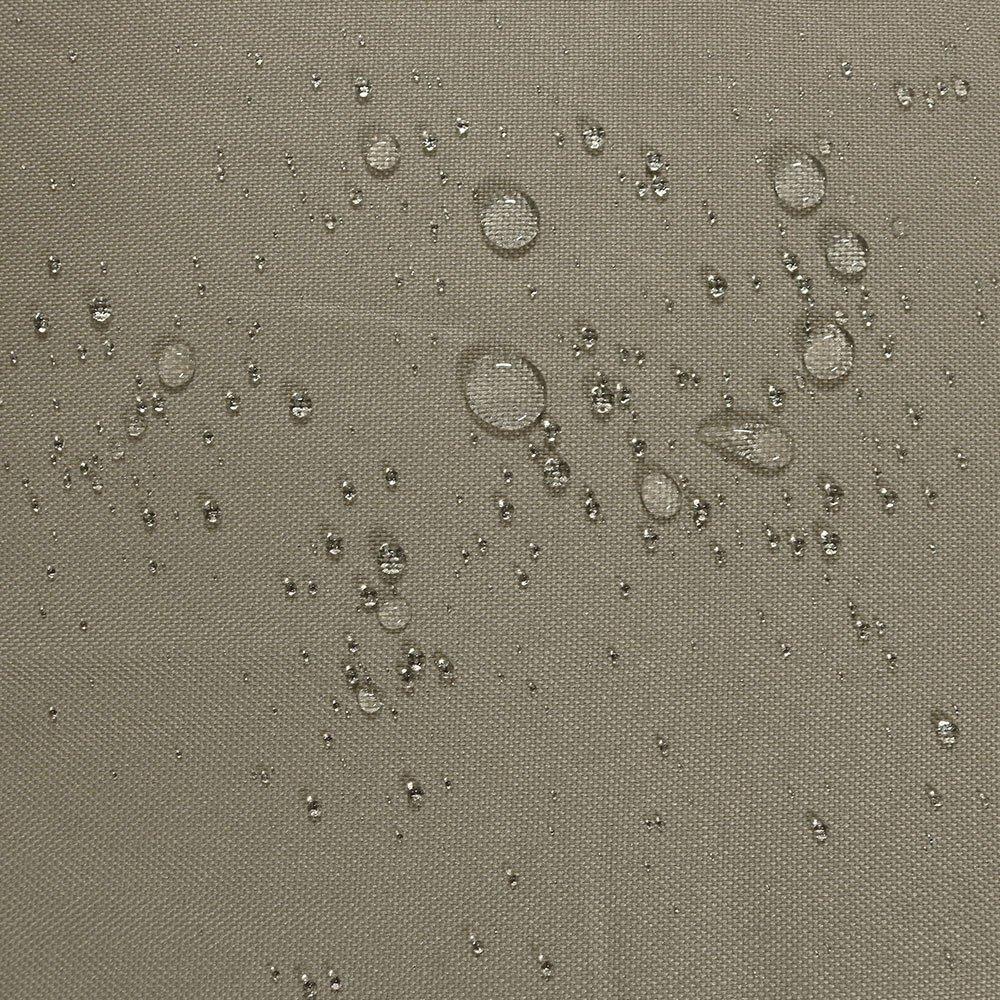 Sunnydaze Outdoor Weather-Resistant Durable Polyester with PVC Backing Firewood Log Hoop Cover - 8' - Khaki