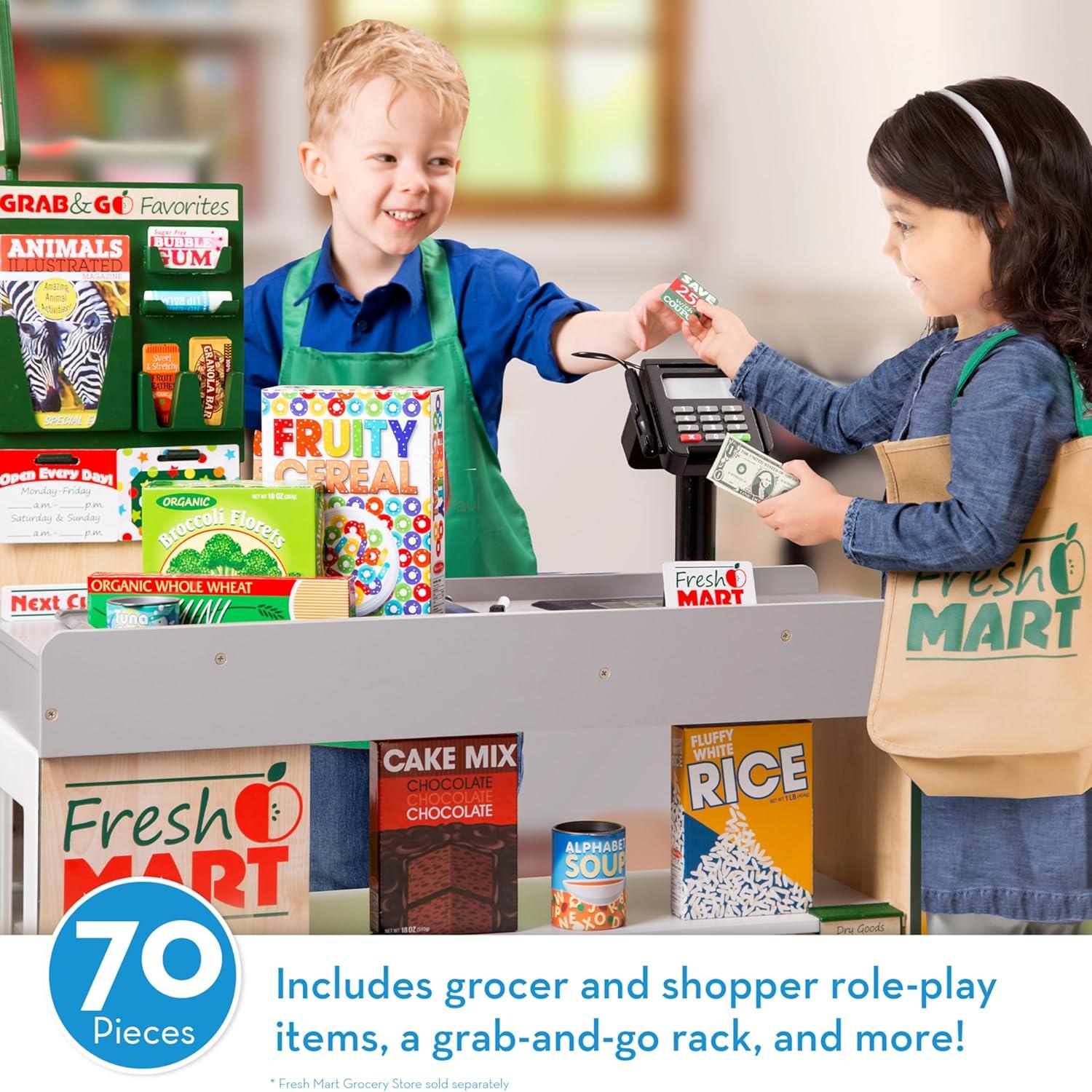 Melissa & Doug Grocery Companion Play Food Set