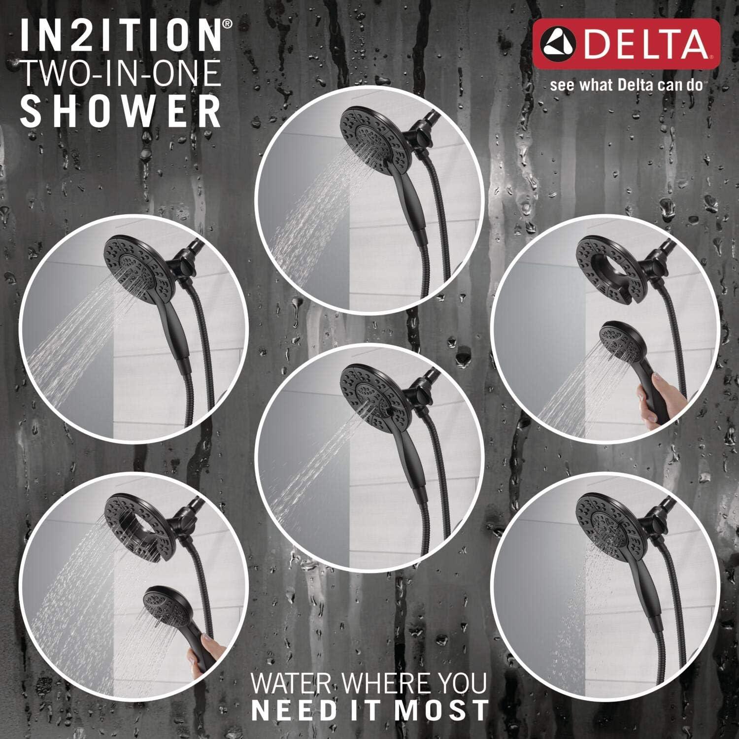 Arvo Single-Function Tub Shower Faucet Set, Shower Trim Kit with In2ition Shower Head and Valve