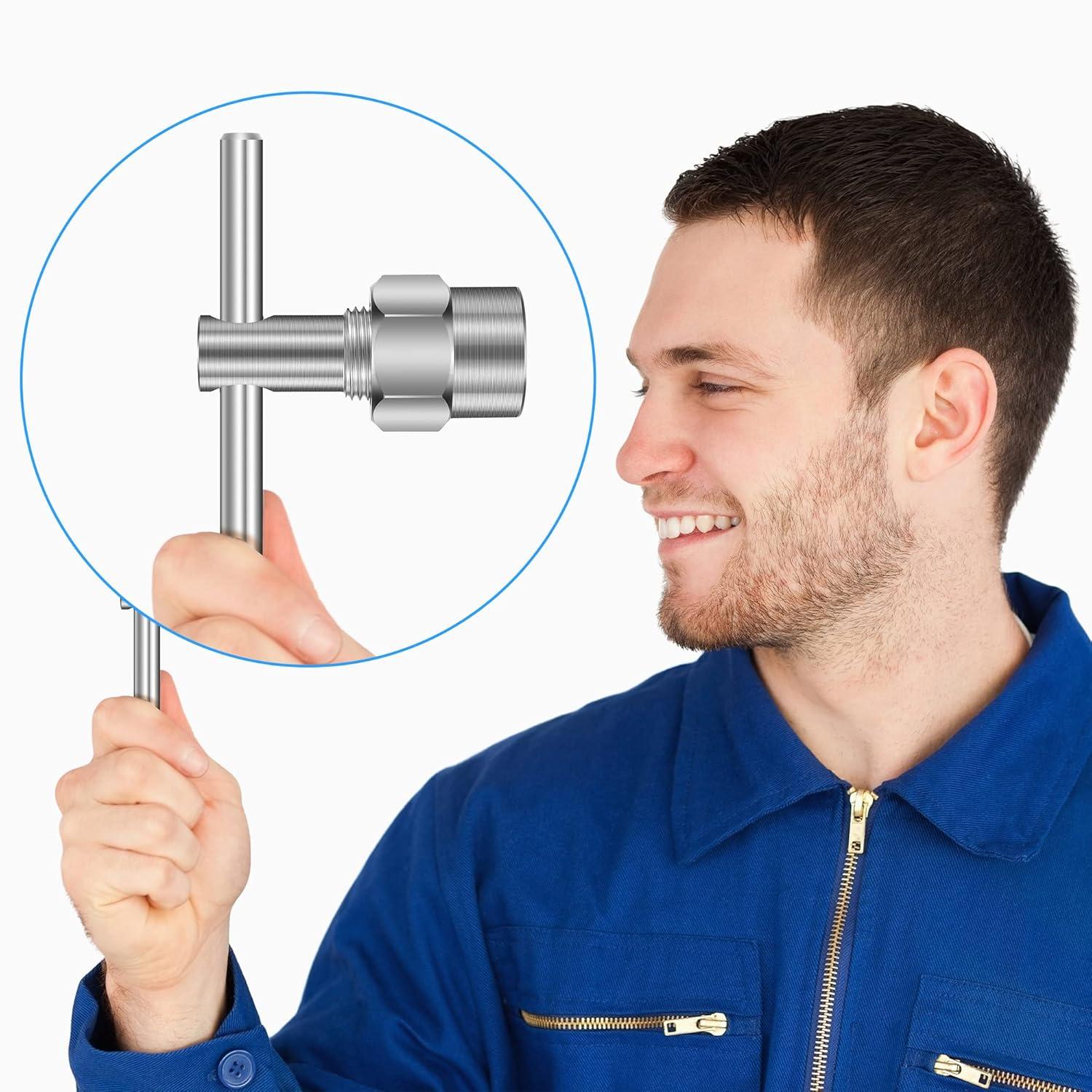 1222 Replacement Cartridge with Moen 104421 Cartridge Puller Removal Tool Retainer Clip Compatible with Moen One-Hanlde Posi Temp 1222B Shower Bathtub Faucet (1222 cartridge +104421 cartridge puller)