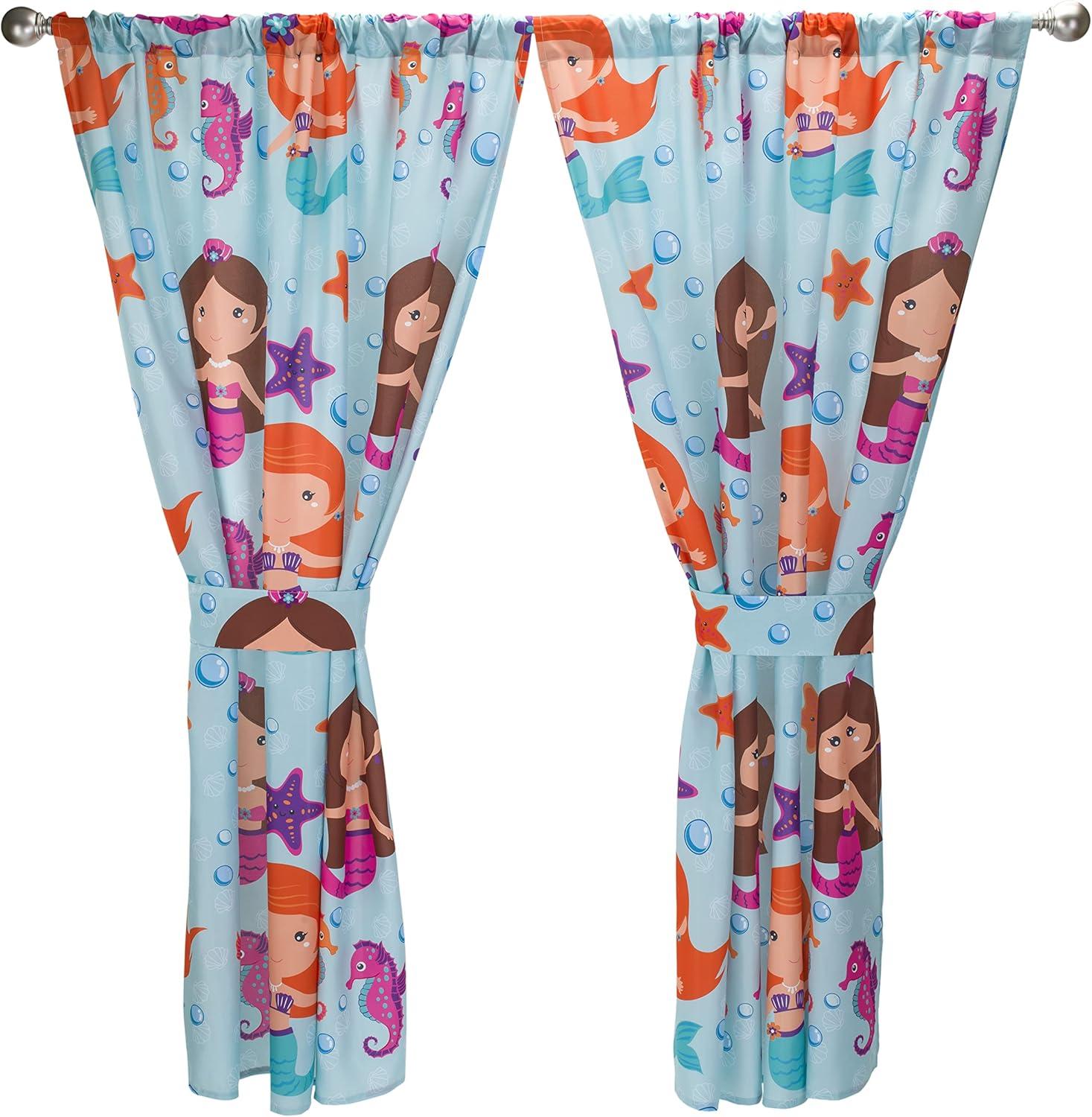 Everyday Kids Mermaid Undersea Adventure Drapes