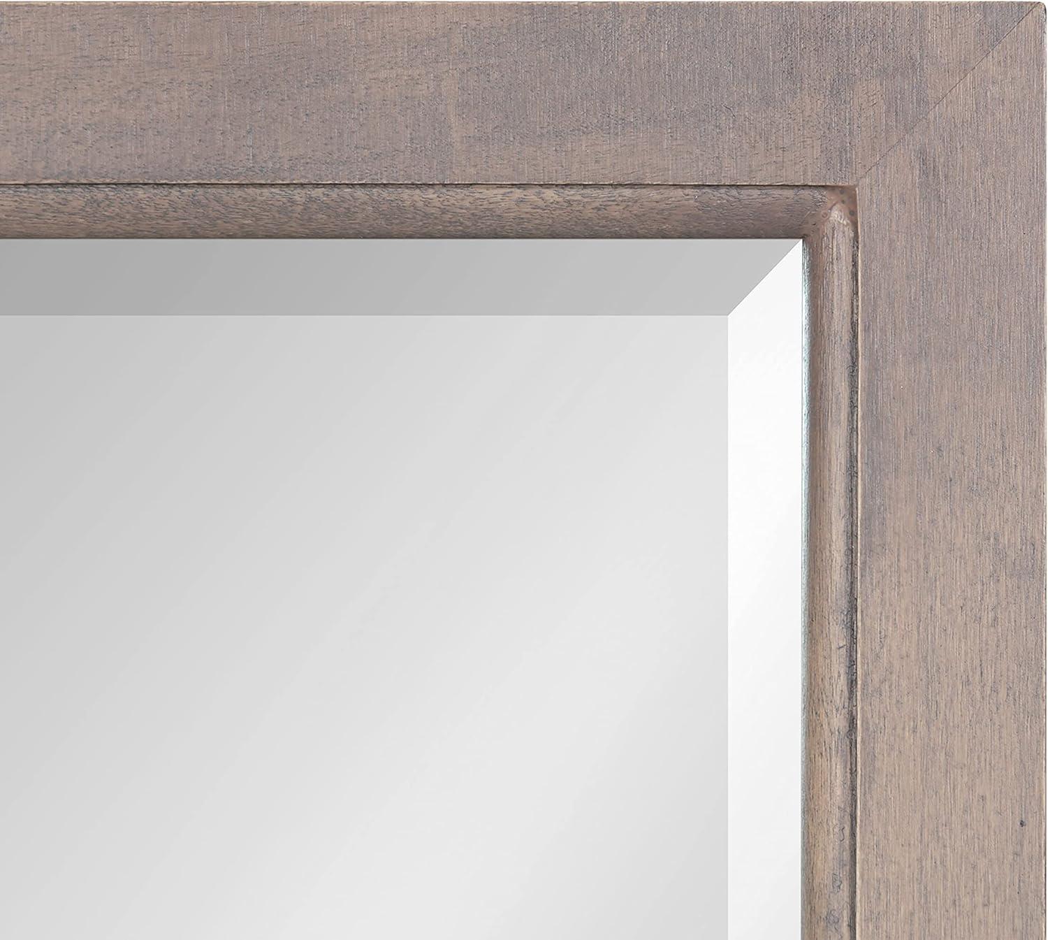 Hogan Wood Framed Decorative Wall Mirror - Kate & Laurel All Things Decor