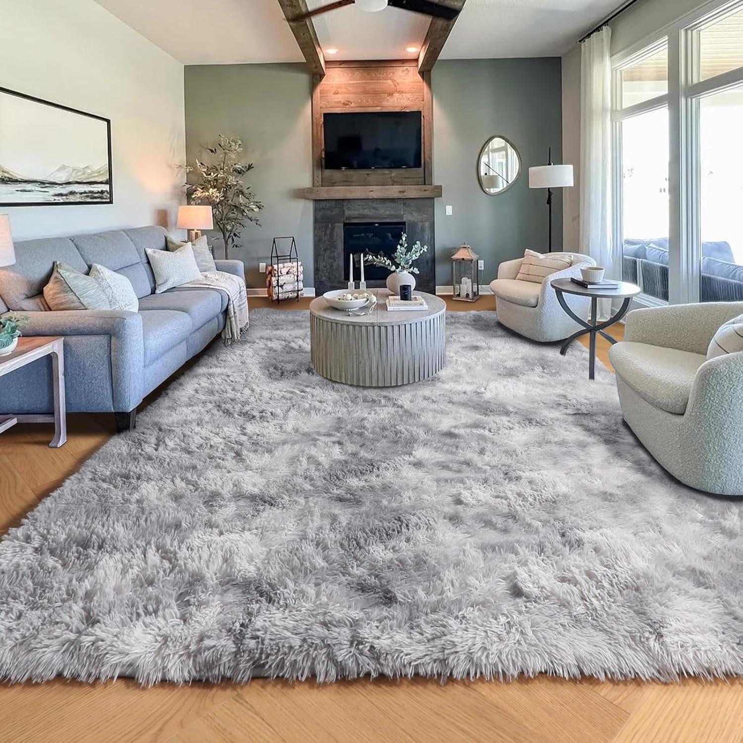 nuLOOM Cloud Shag Accent Rug, 3x5, Gray