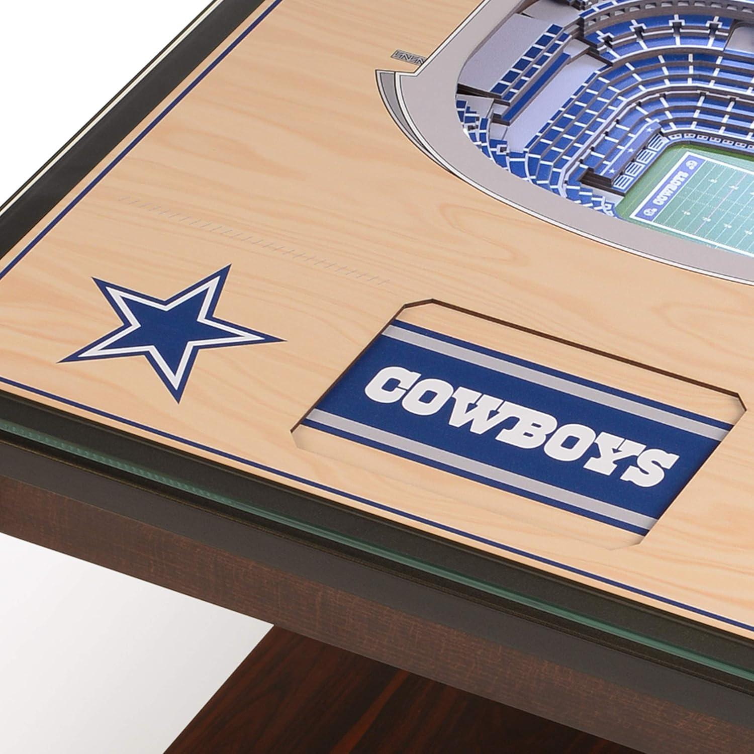 NFL Dallas Cowboys 25-Layer StadiumViews Lighted End Table