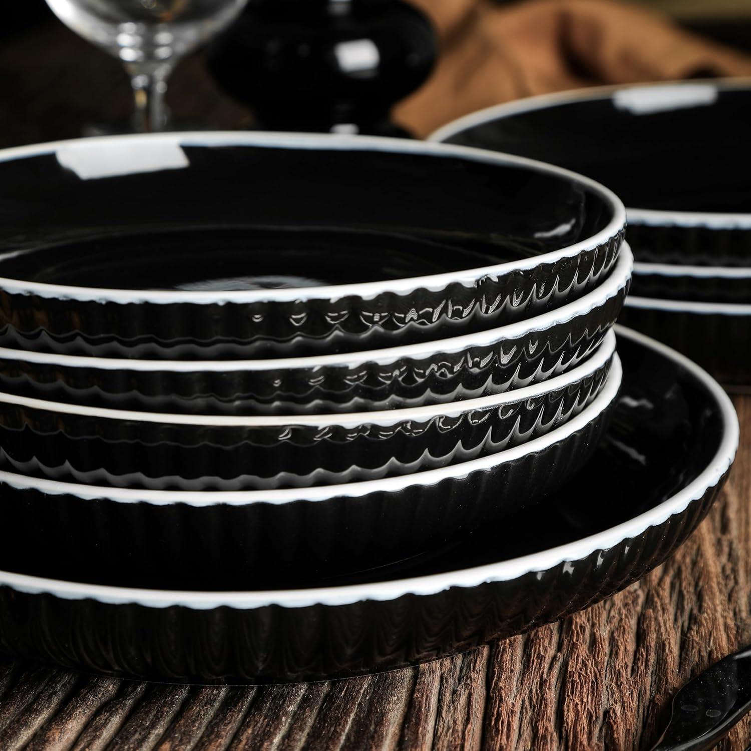Christian Siriano Lustra 32 Piece Stoneware Dinnerware Set - Service for 8 (Set of 32)