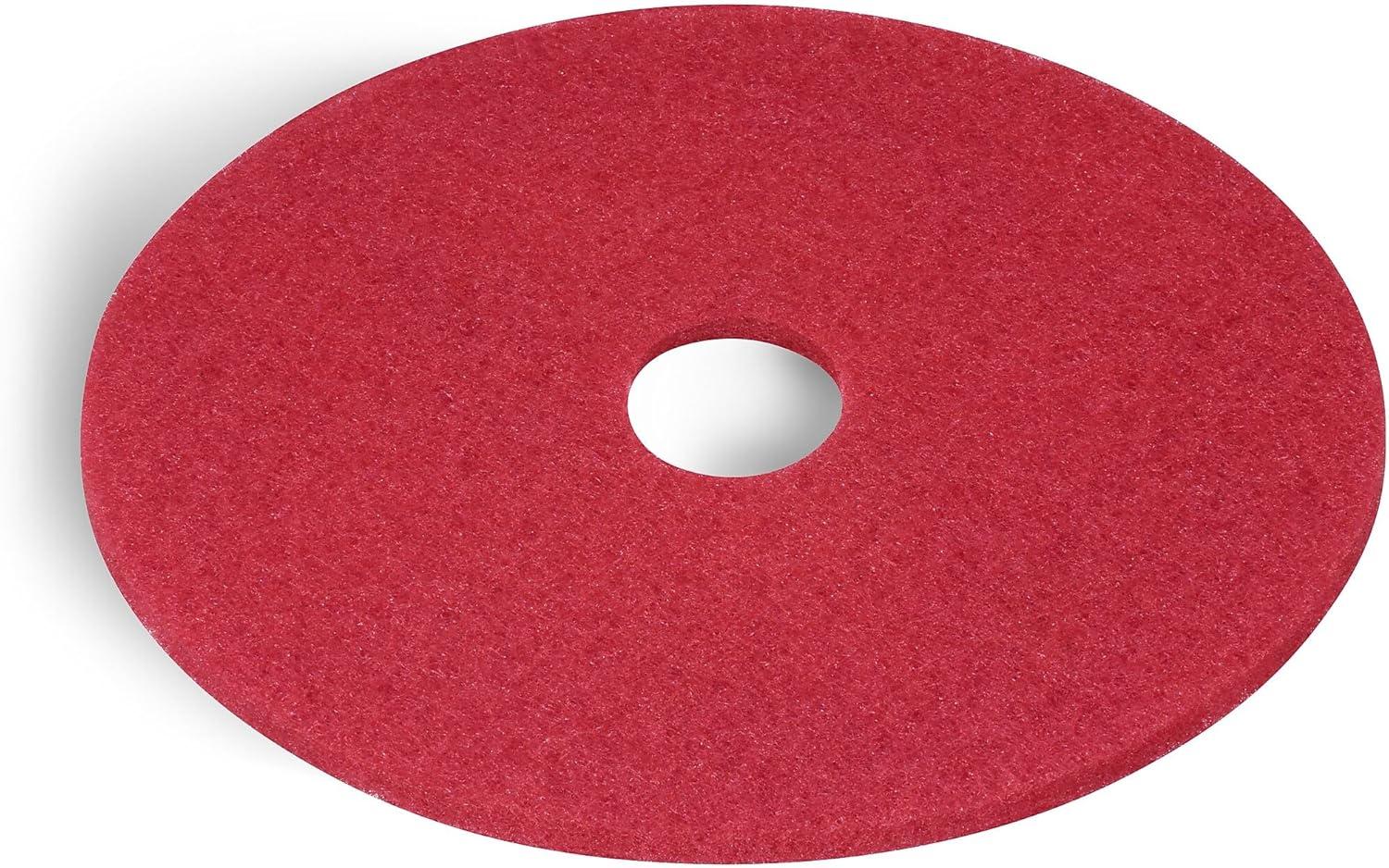 MyOfficeInnovations Red Floor Buffer Pads 20" 5/Ct 663603