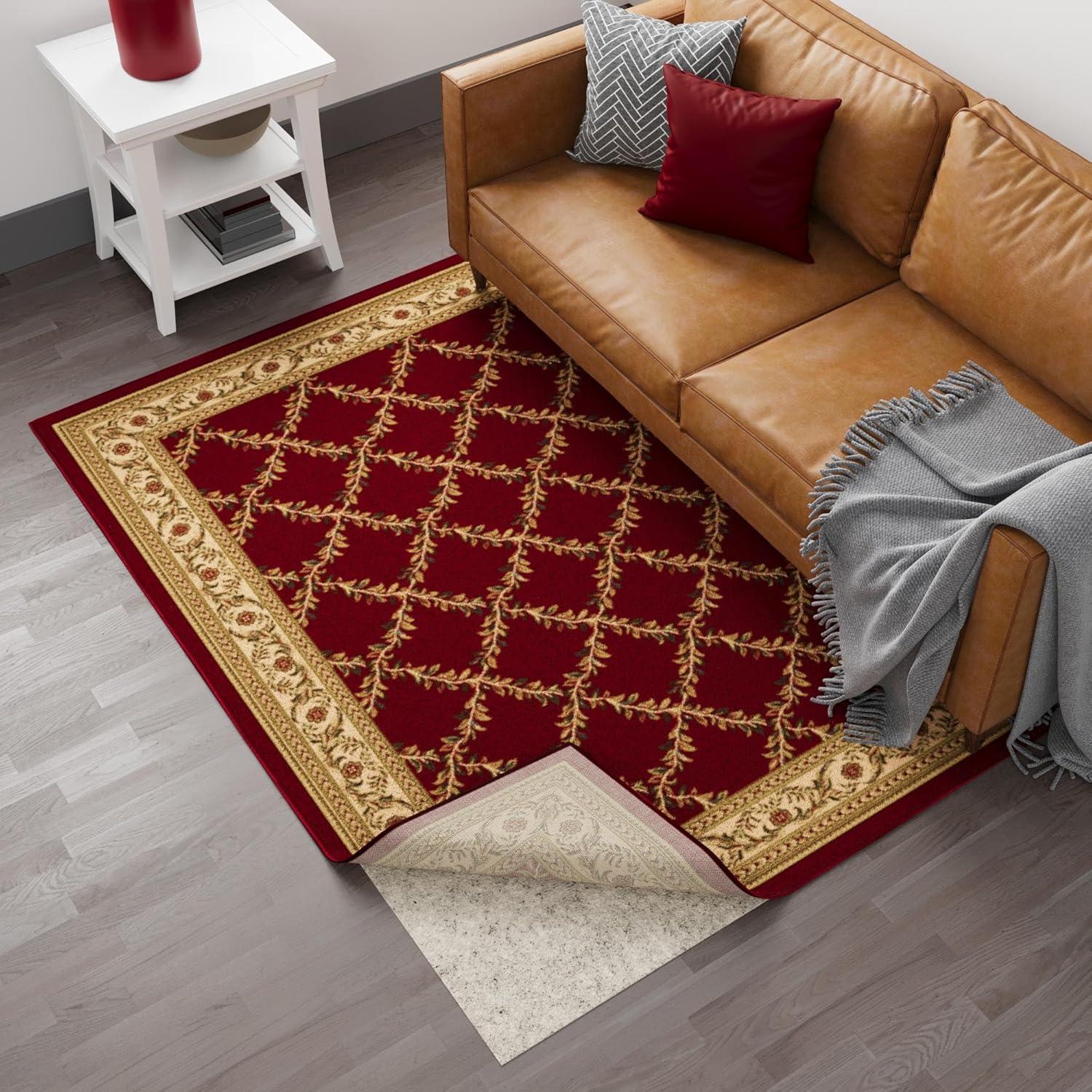 Ottomanson Non Slip Rug Pad Grip 1/8 Thick, Protection for Any Flooring Surface, Beige & Reviews | Wayfair