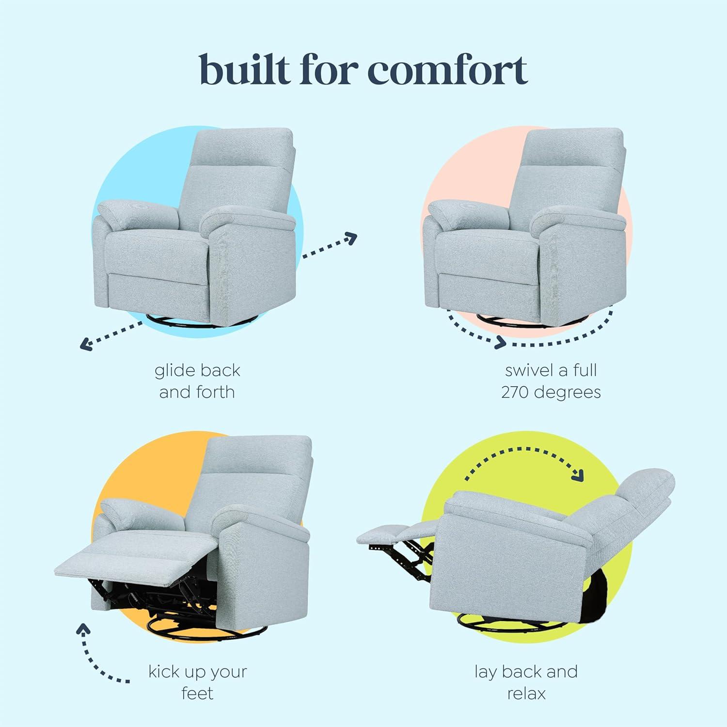 Suzy Electronic Recliner and Swivel Glider
