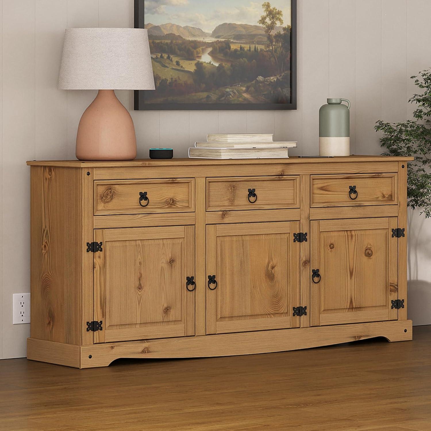 Corona 65.91'' Solid Wood Sideboard