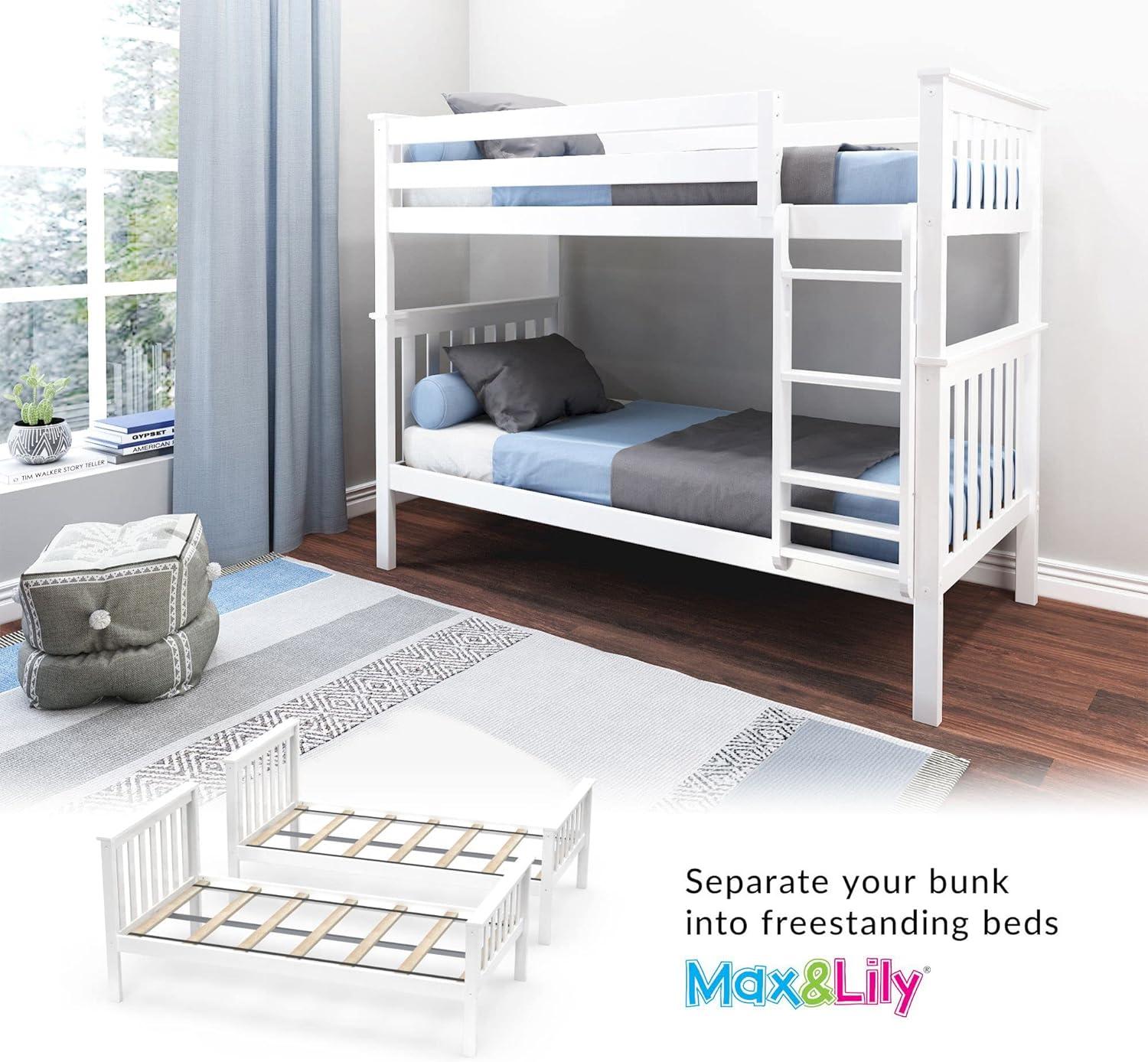 Max & Lily Twin over Twin Bunk Bed