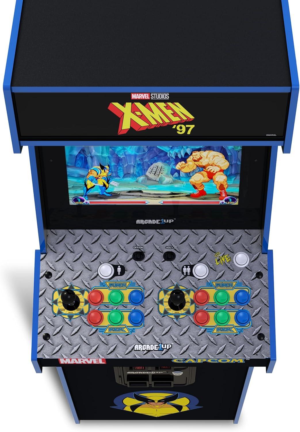 Arcade 1Up Arcade1Up Marvel Vs. Capcom 2 X-Men ‘97 Edition Deluxe Arcade Machine 8 Games in 1